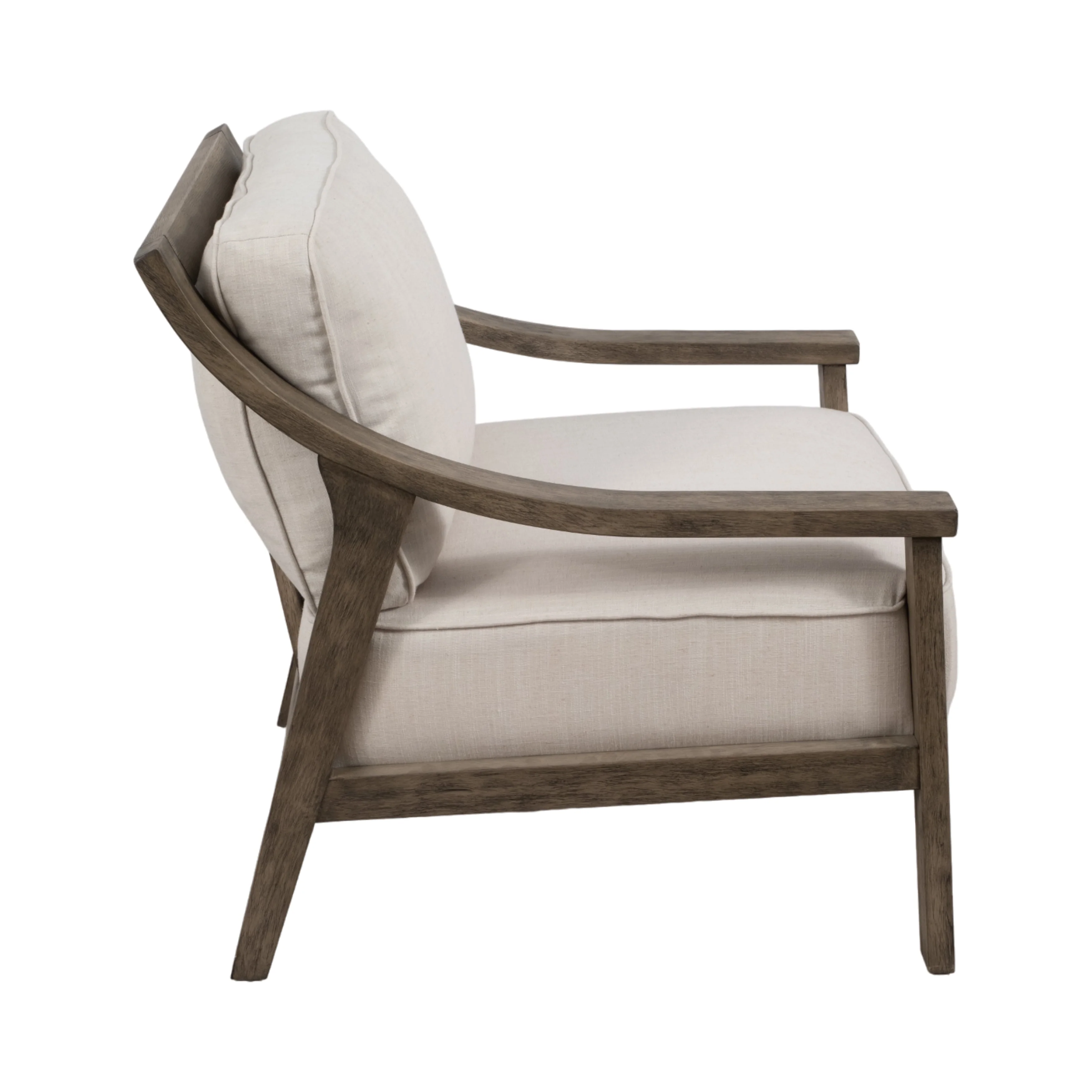 30" Ellis Accent Chair, Ivory - Image 3