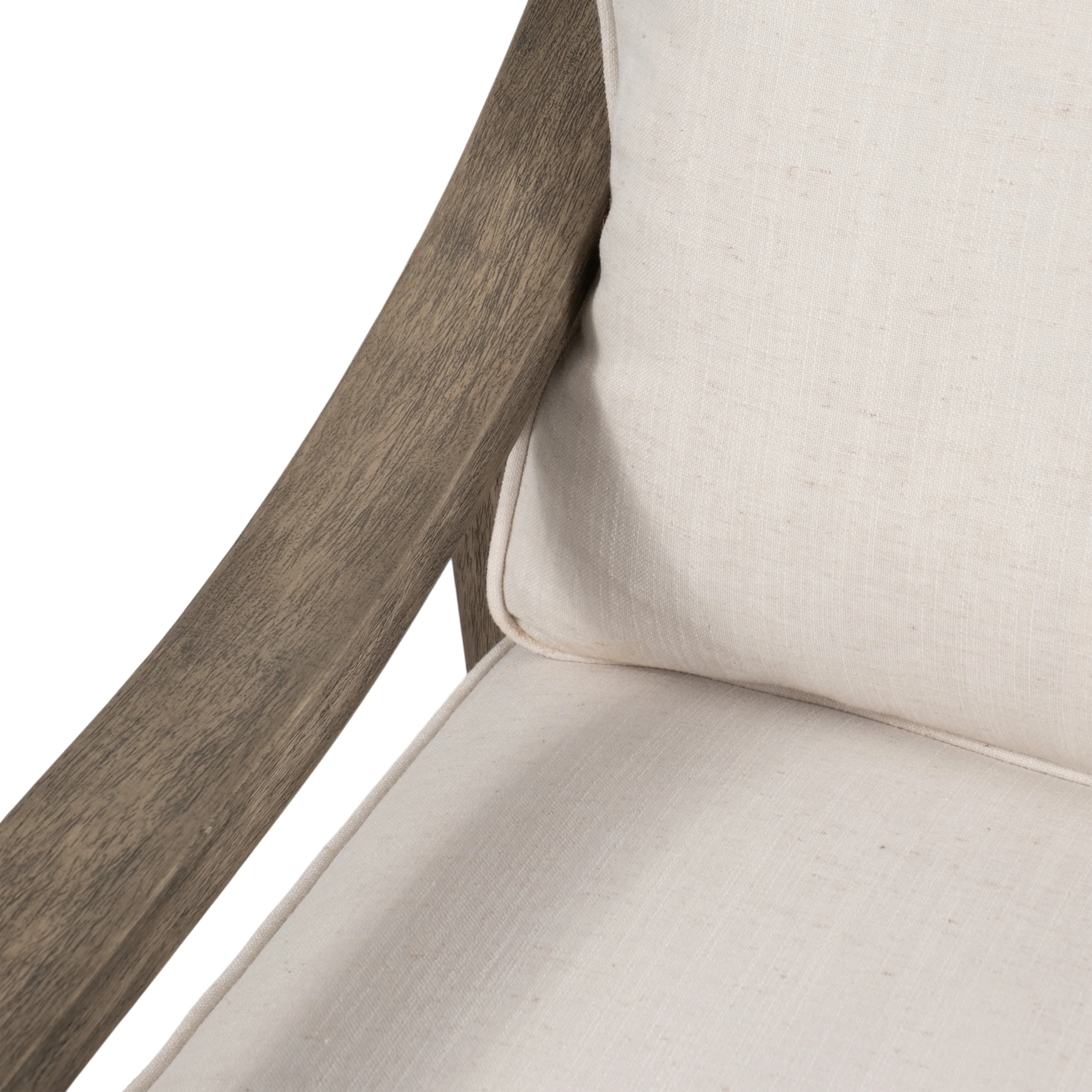 30" Ellis Accent Chair, Ivory - Image 6