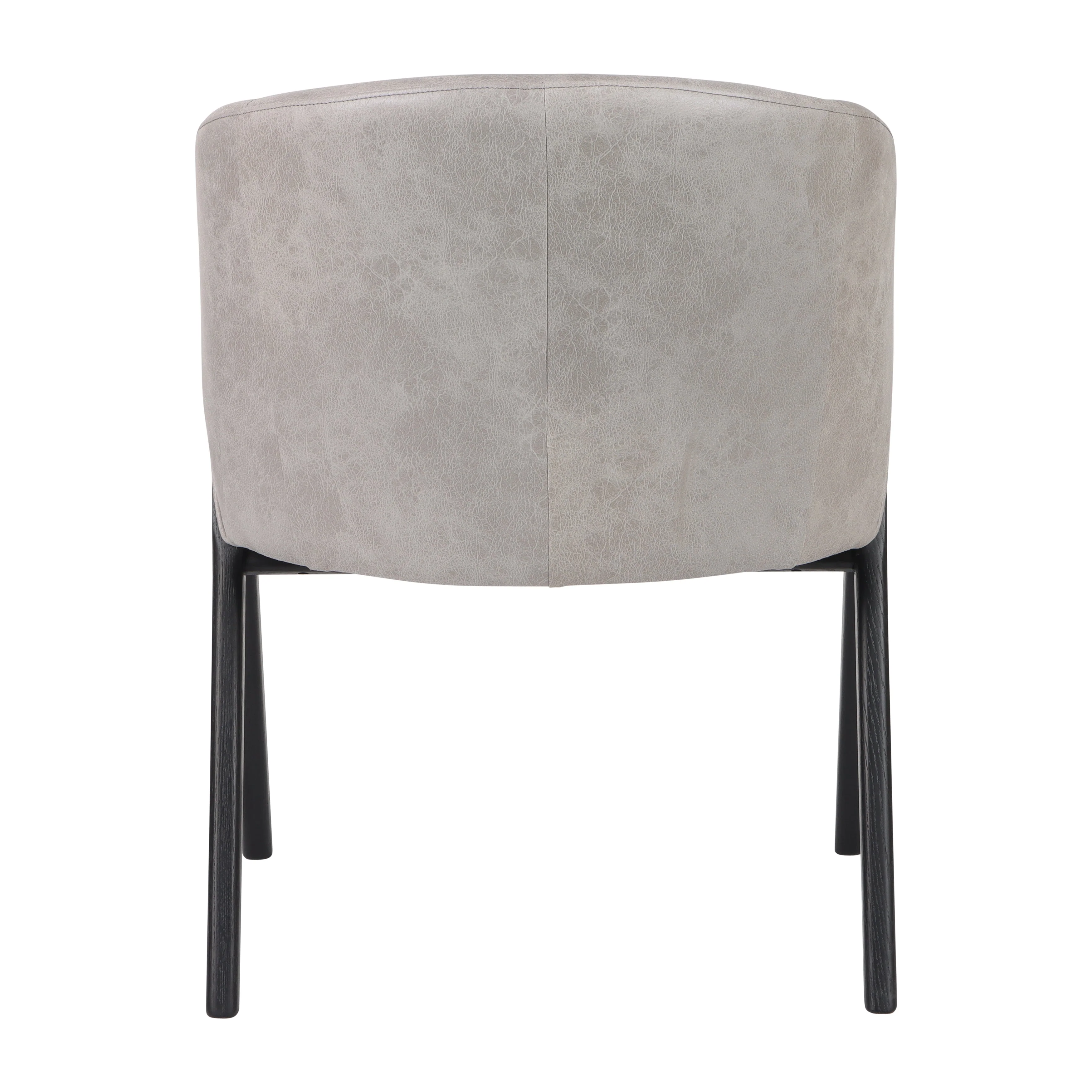 31" Astra Suede Wood Accent Chair, Ivory - Image 10