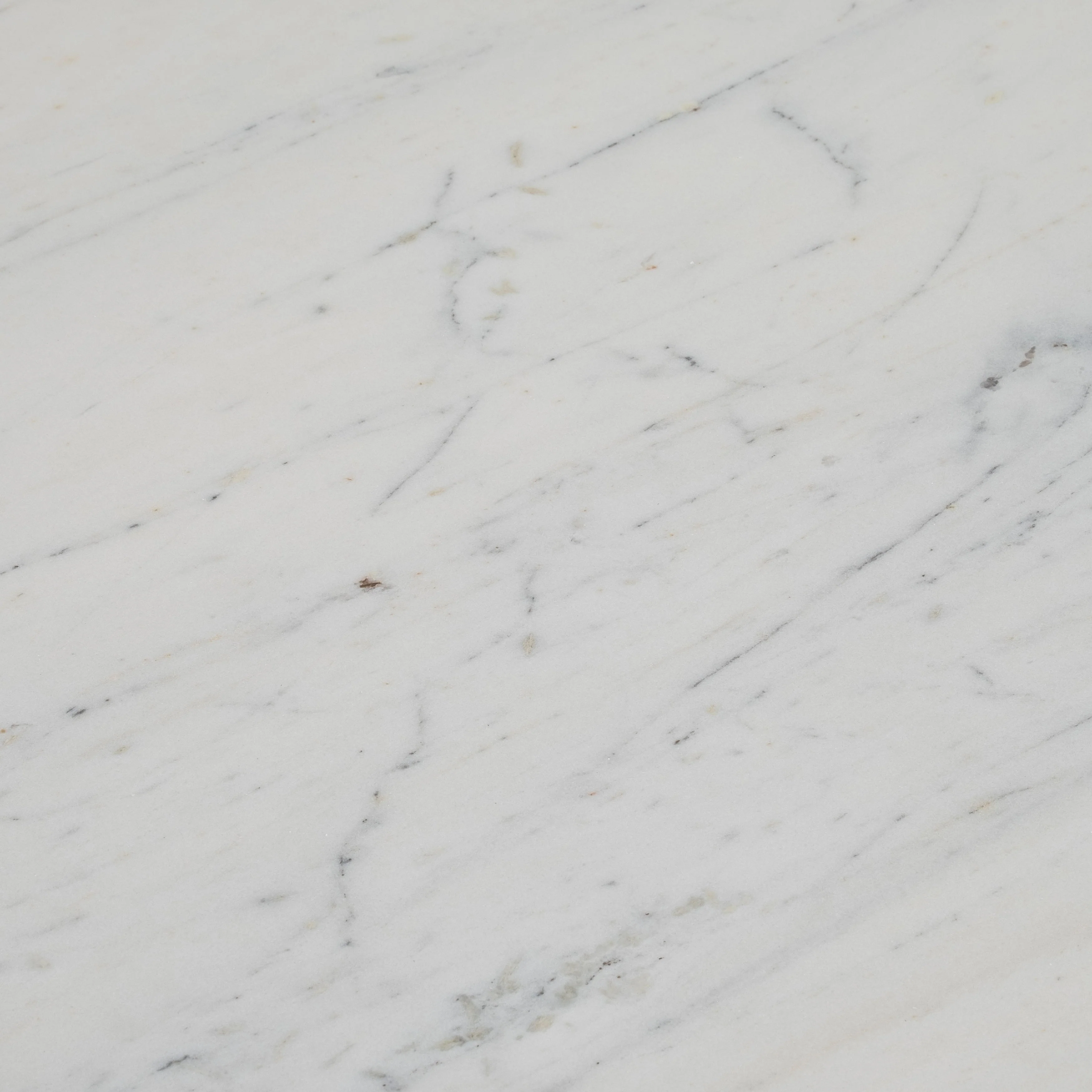 33" Chunky Leg Coffee Table Marble Top, White/blk - Image 7