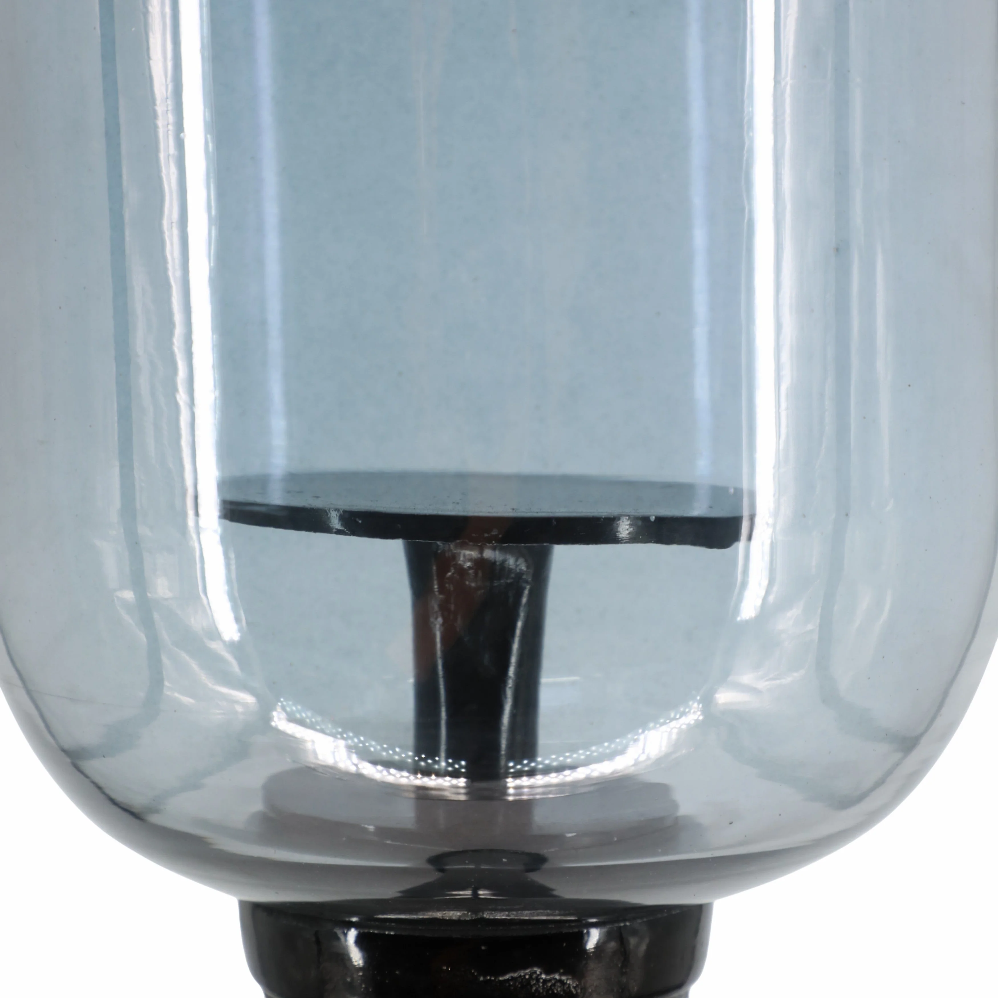 34" Ember Small Black Glass Candle Hurricane - Image 7