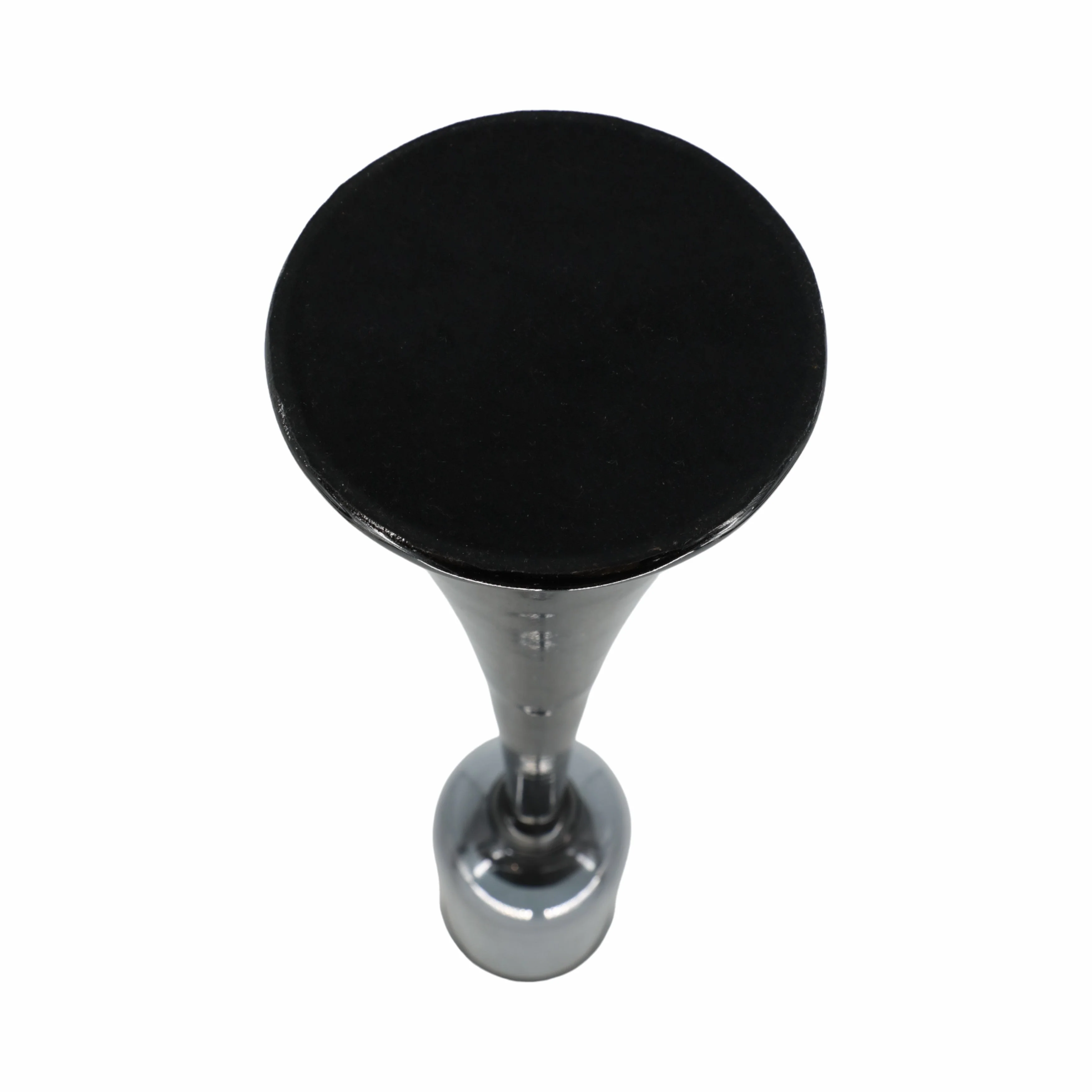 34" Ember Small Black Glass Candle Hurricane - Image 9