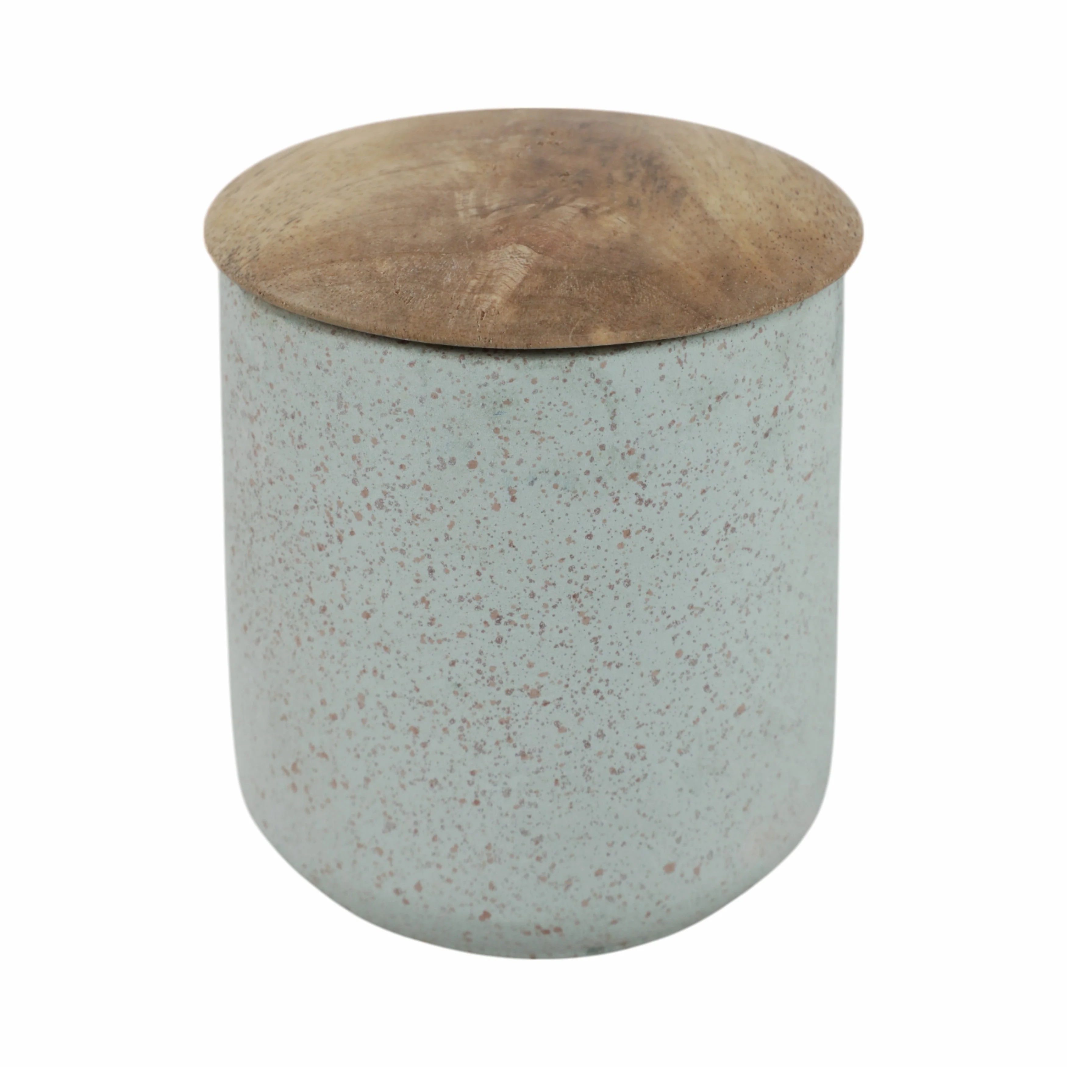4" 9oz Wild Jasmine & Daisy Tall Cndle W/lid, Blue - Image 4
