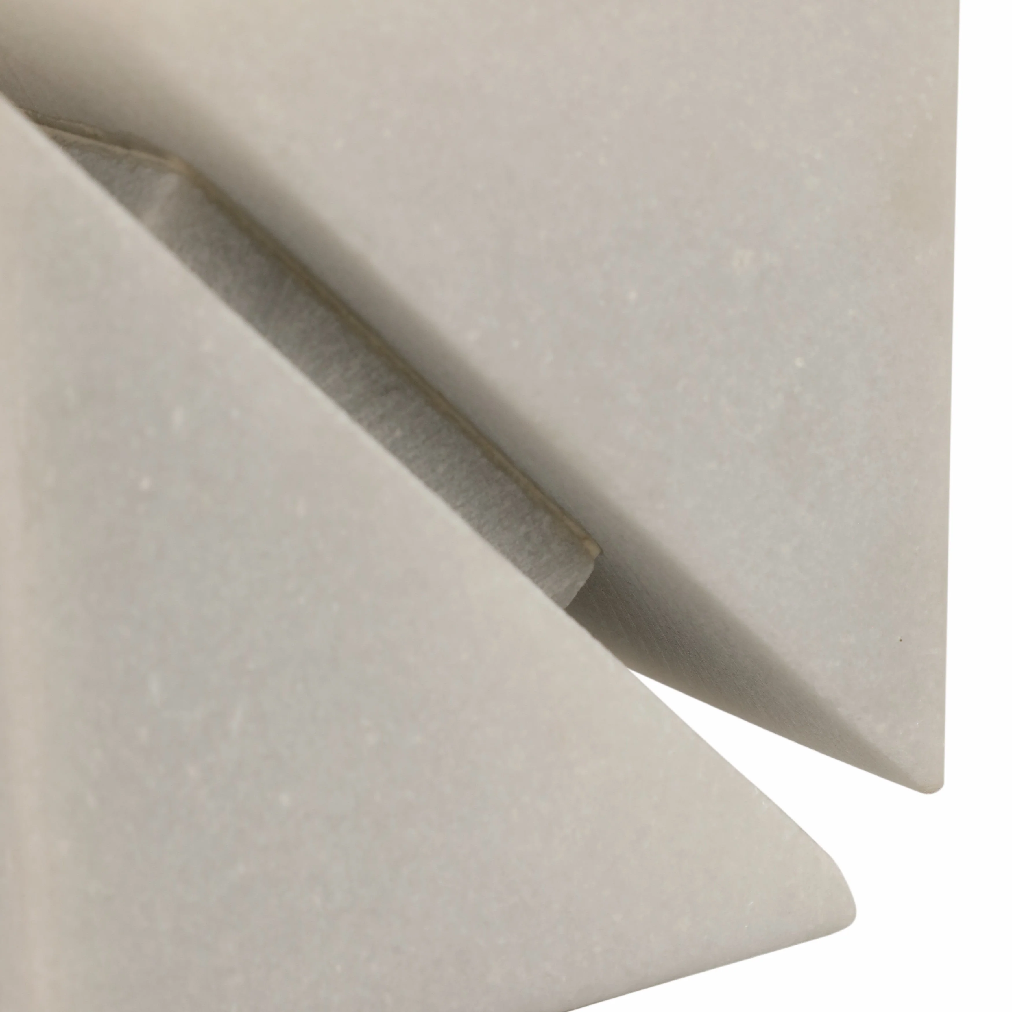 4" Cut Marble Cube, White - Image 6