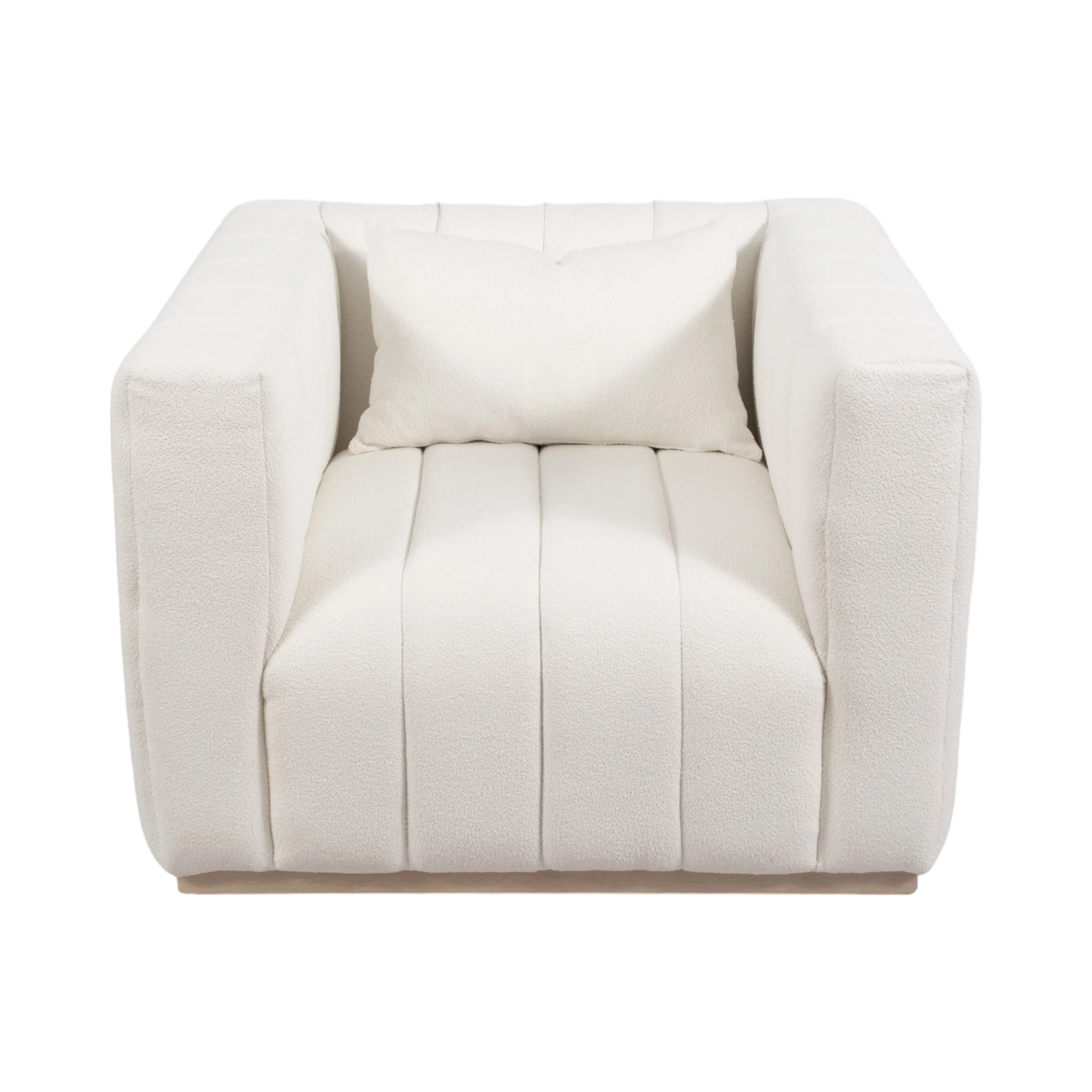 40" Andreeva Tufted Accent Chair, Ivory - Image 11