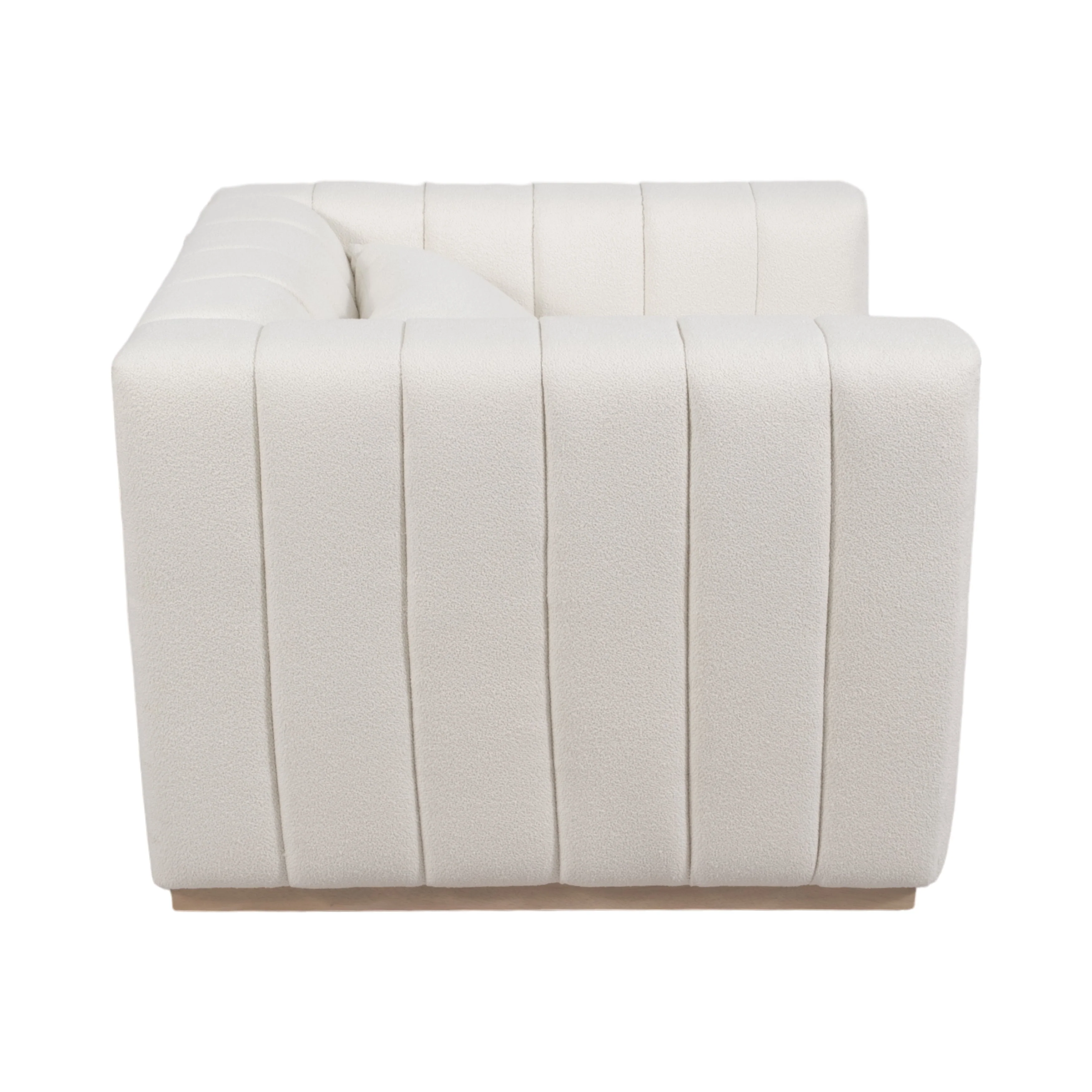 40" Andreeva Tufted Accent Chair, Ivory - Image 3