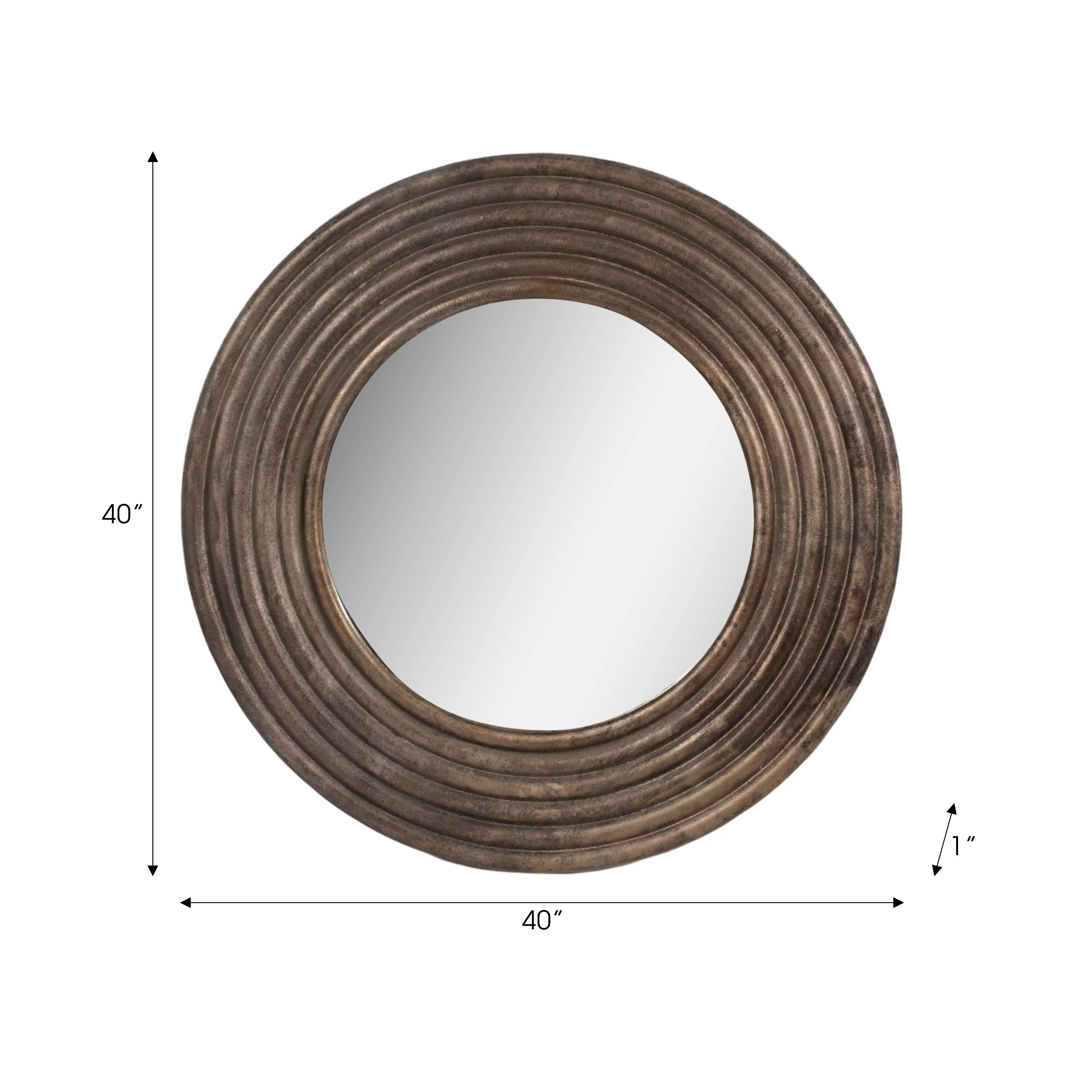 40" Glover Bronze Wall Mirror - Image 7