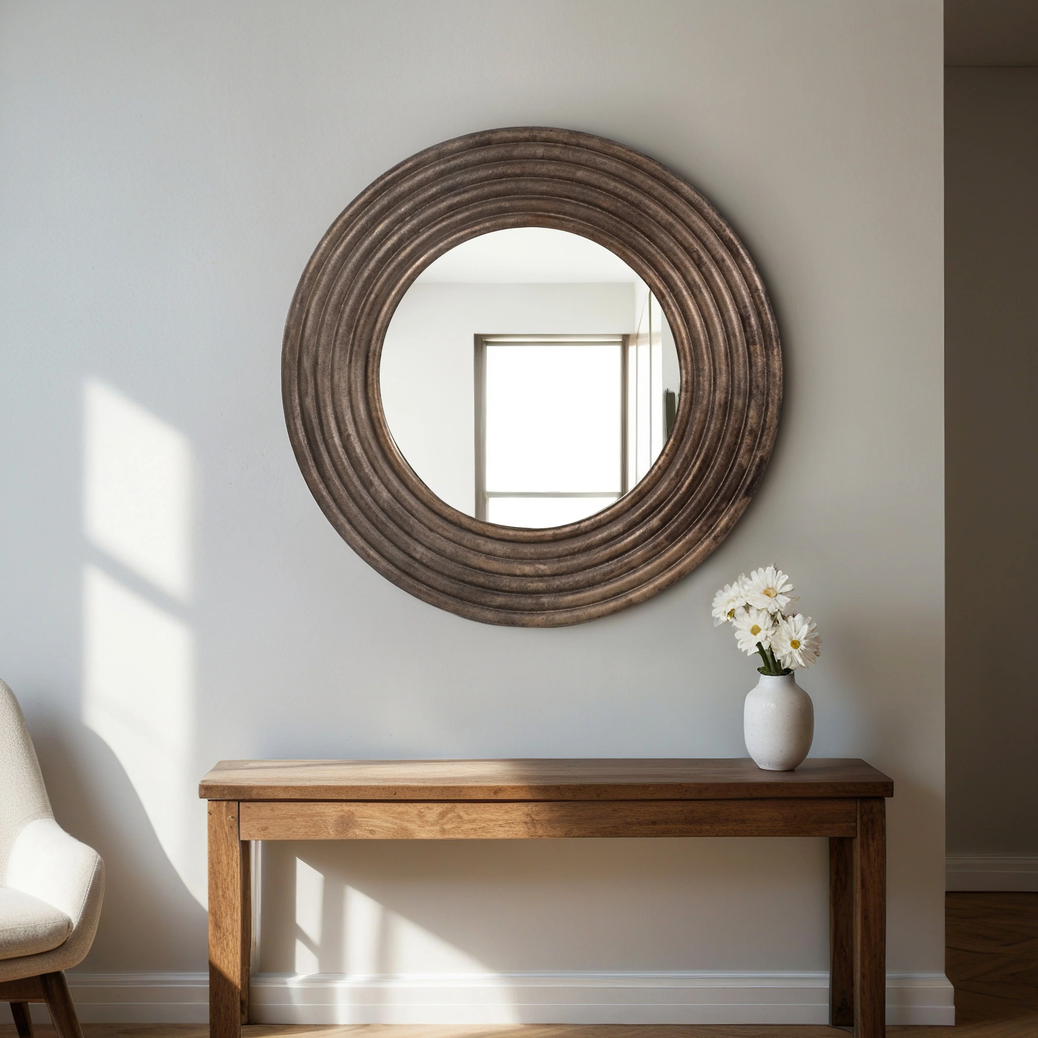 40" Glover Bronze Wall Mirror - Image 8