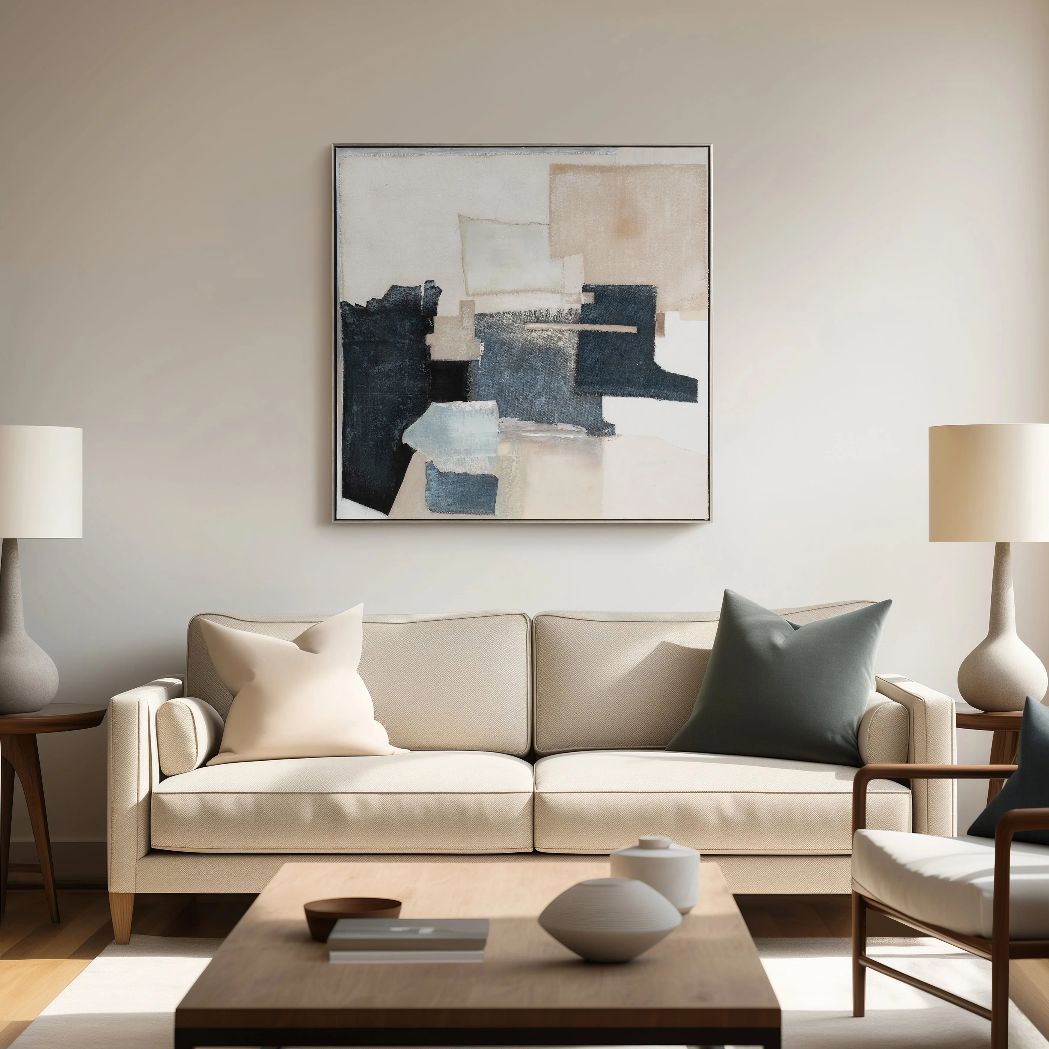40x40 Elowen Handpainted Wall Art - Image 20