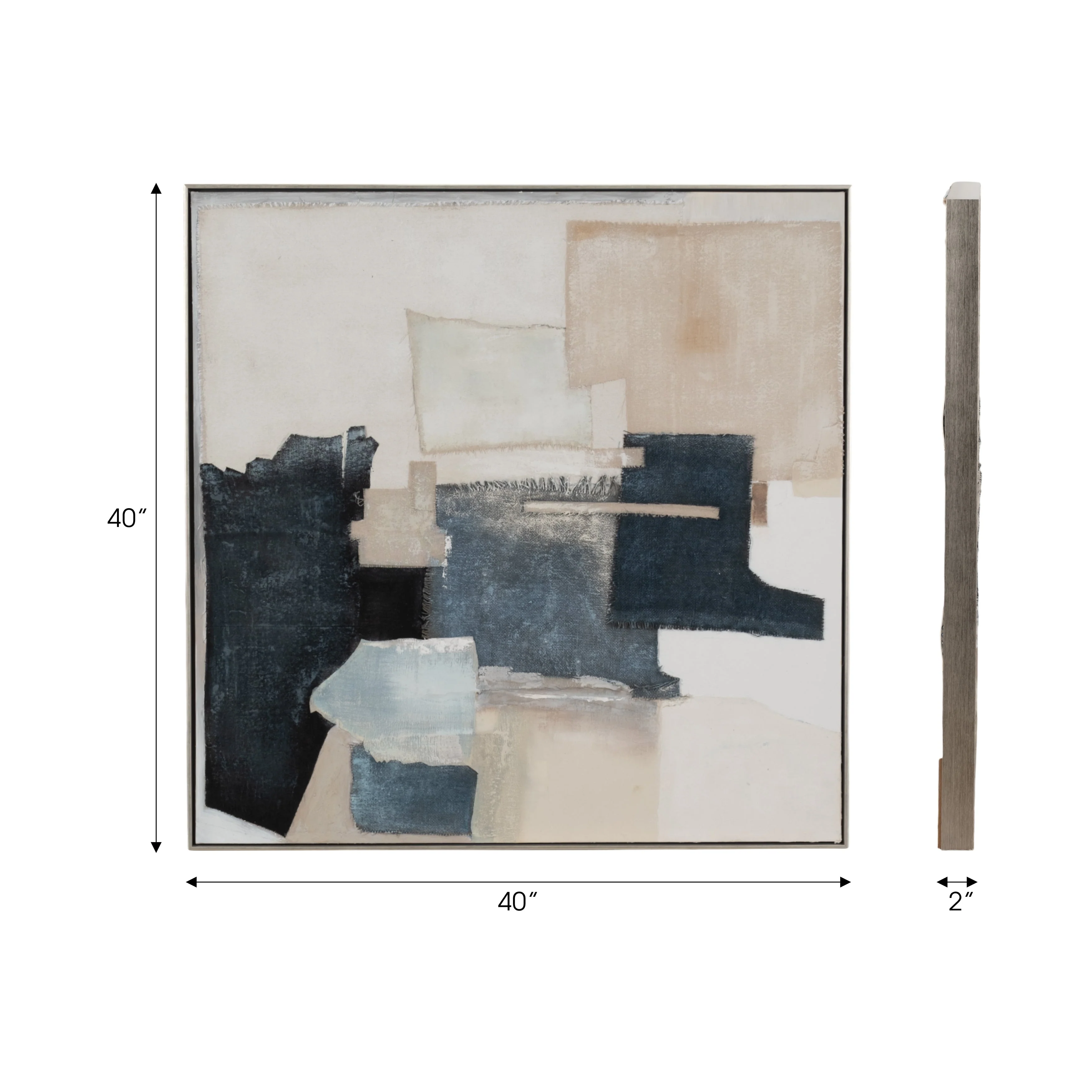 40x40 Elowen Handpainted Wall Art - Image 8