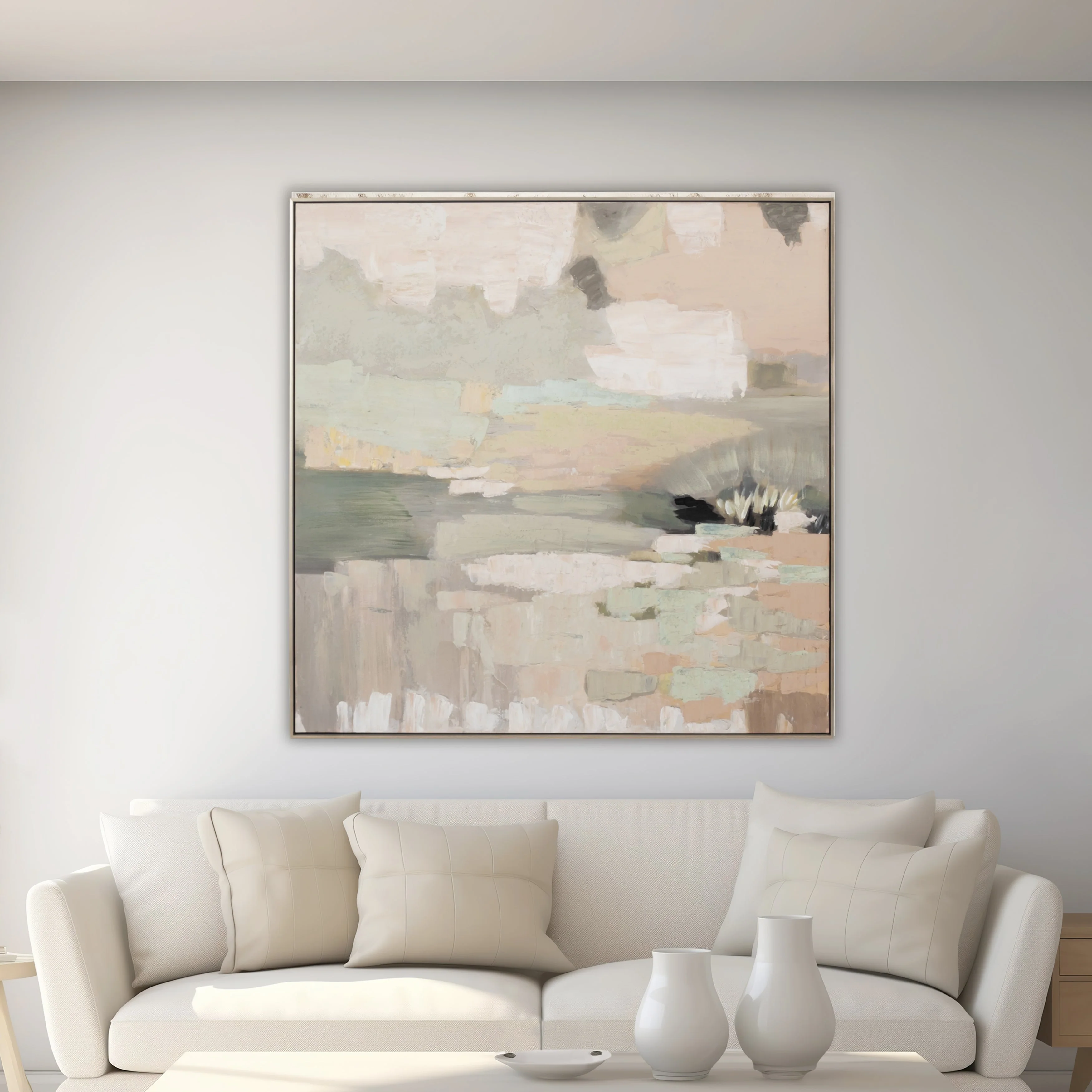 40x40 Harmony Handpainted Wall Art - Image 8