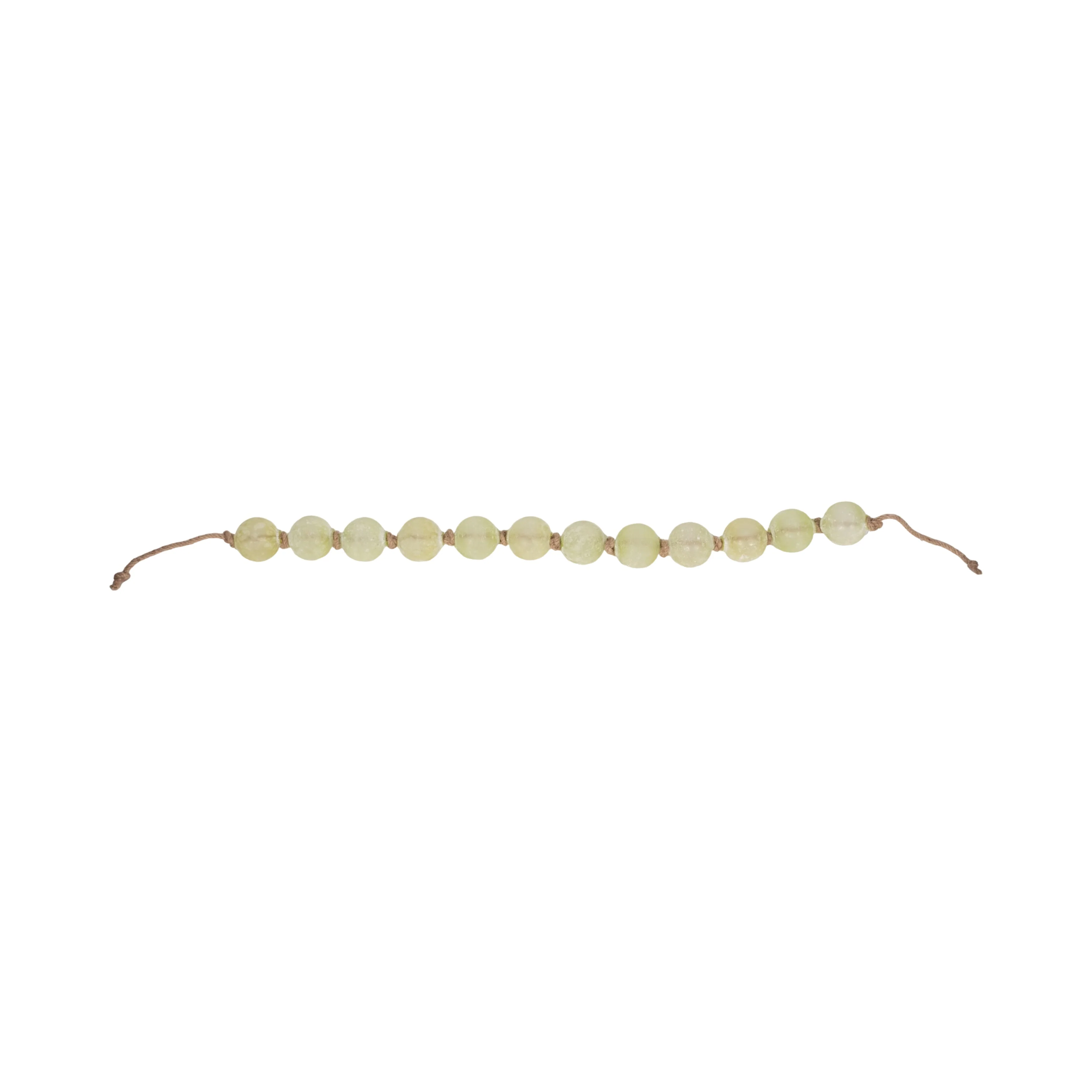 48" Length 2.5" Beaded Glass Garland, Green - Image 6