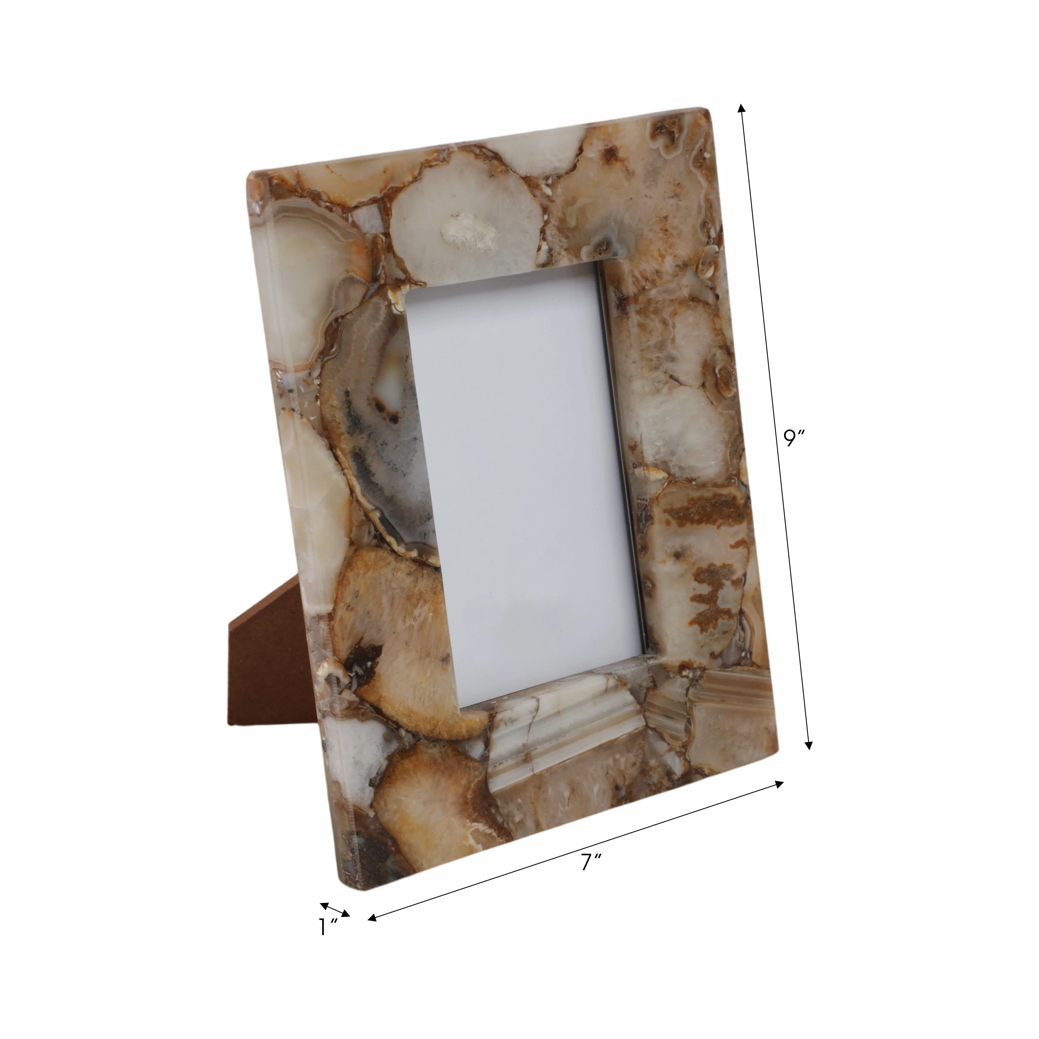 4x6 Mankato Brown Agate Photo Frame - Image 8