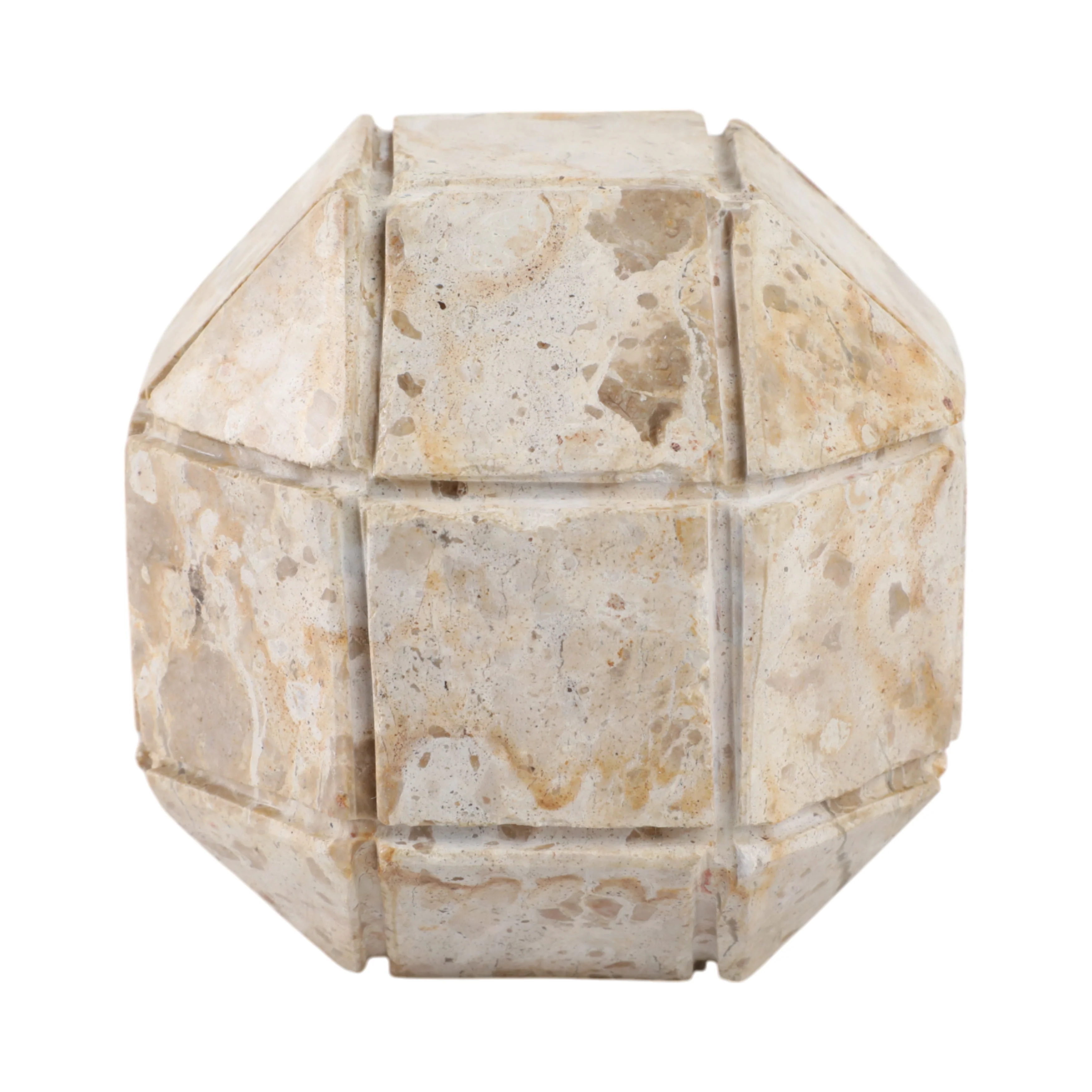 5" Pompano Medium Beige Marble Sphere - Image 6