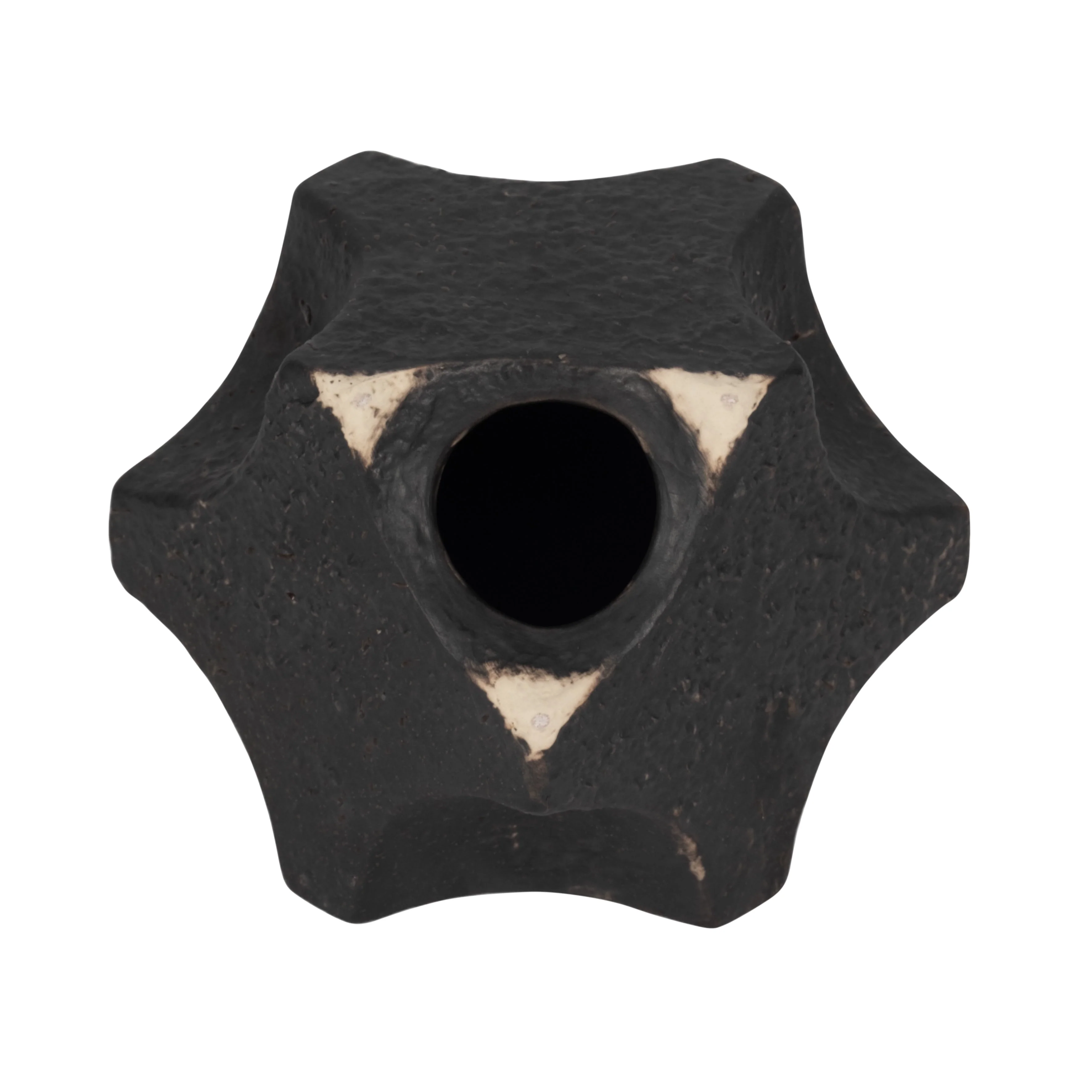 5" Textured Geometric Orb, Black - Image 14