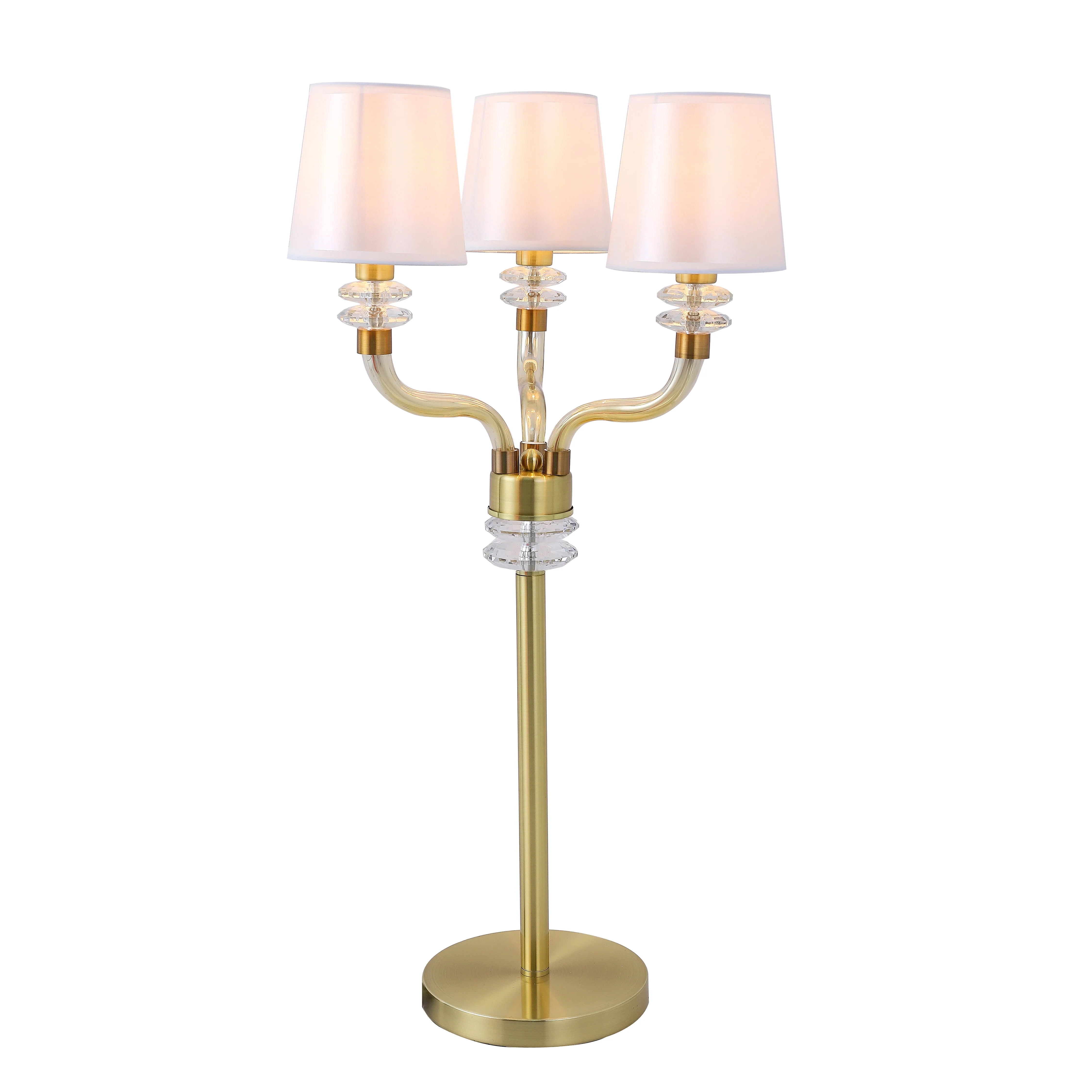 50804-06 32"H CRYSTAL TABLE LAMP( Sagebrook Home )