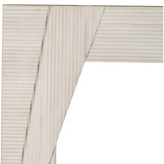54X36" HARLOW CARVED WOOD WALL MIRROR - Image 4