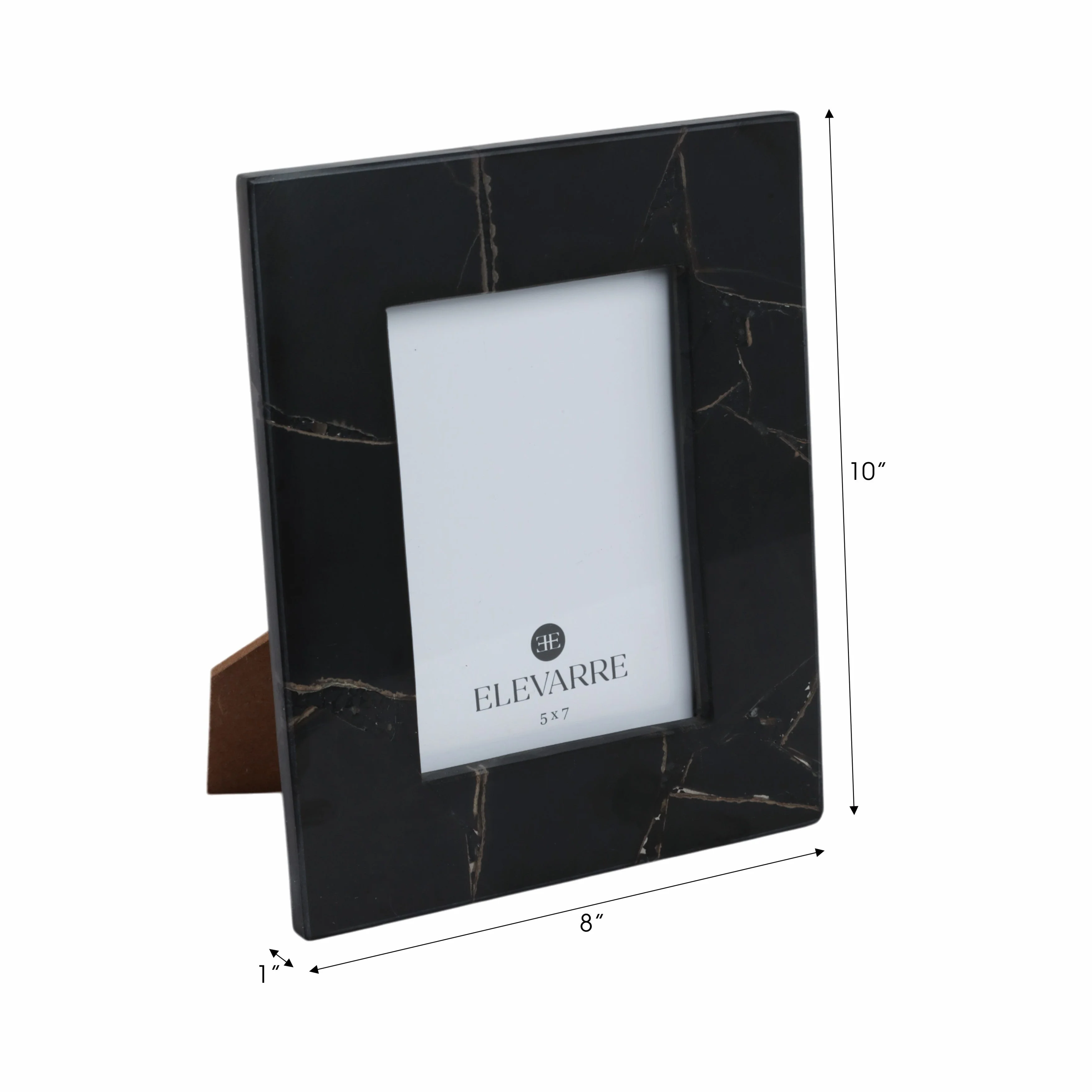5x7 Edina Black Quartz Photo Frame - Image 8