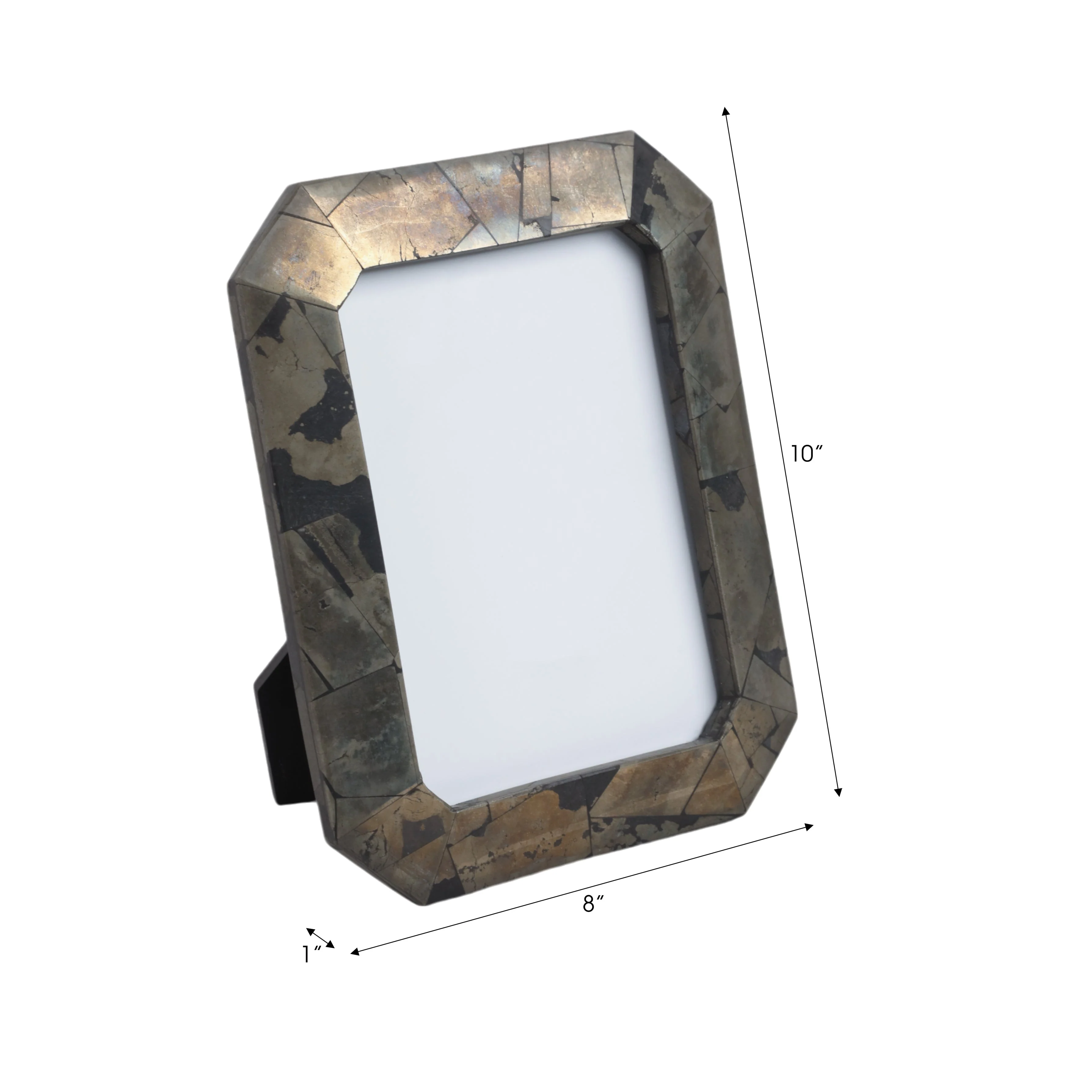 5x7 Livio Pyrite Semi-precious Stone Photo Frame - Image 10