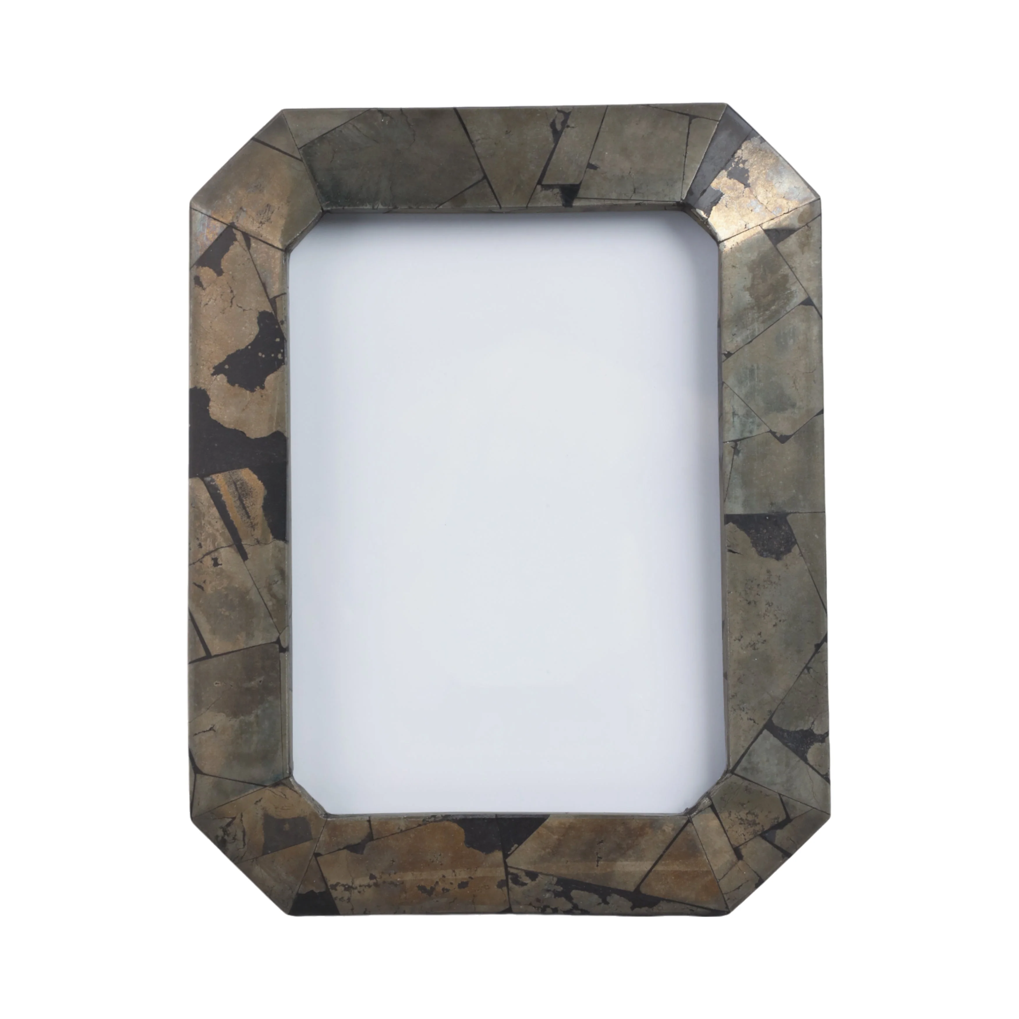5x7 Livio Pyrite Semi-precious Stone Photo Frame - Image 4
