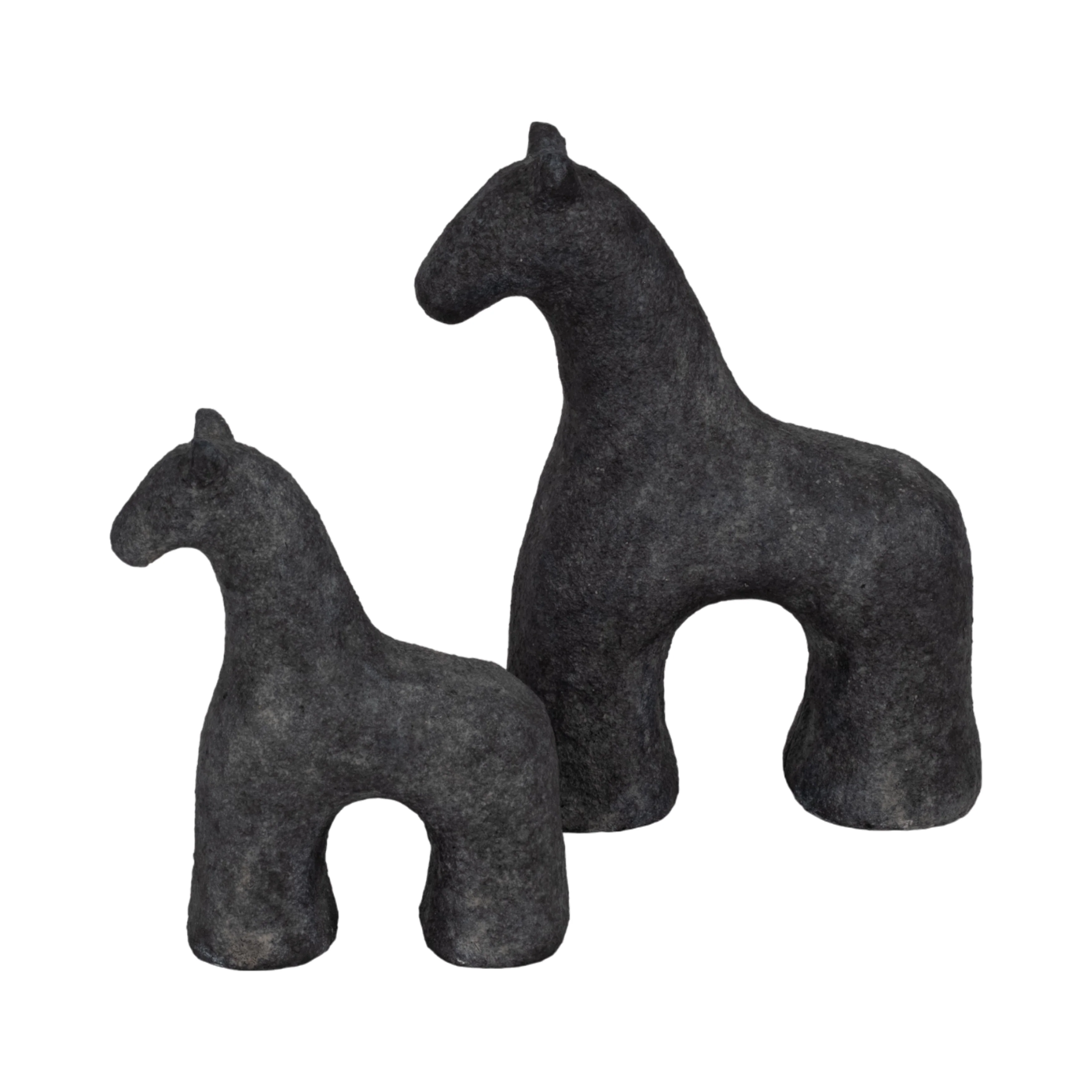 6" Textured Horse, Black - Image 17