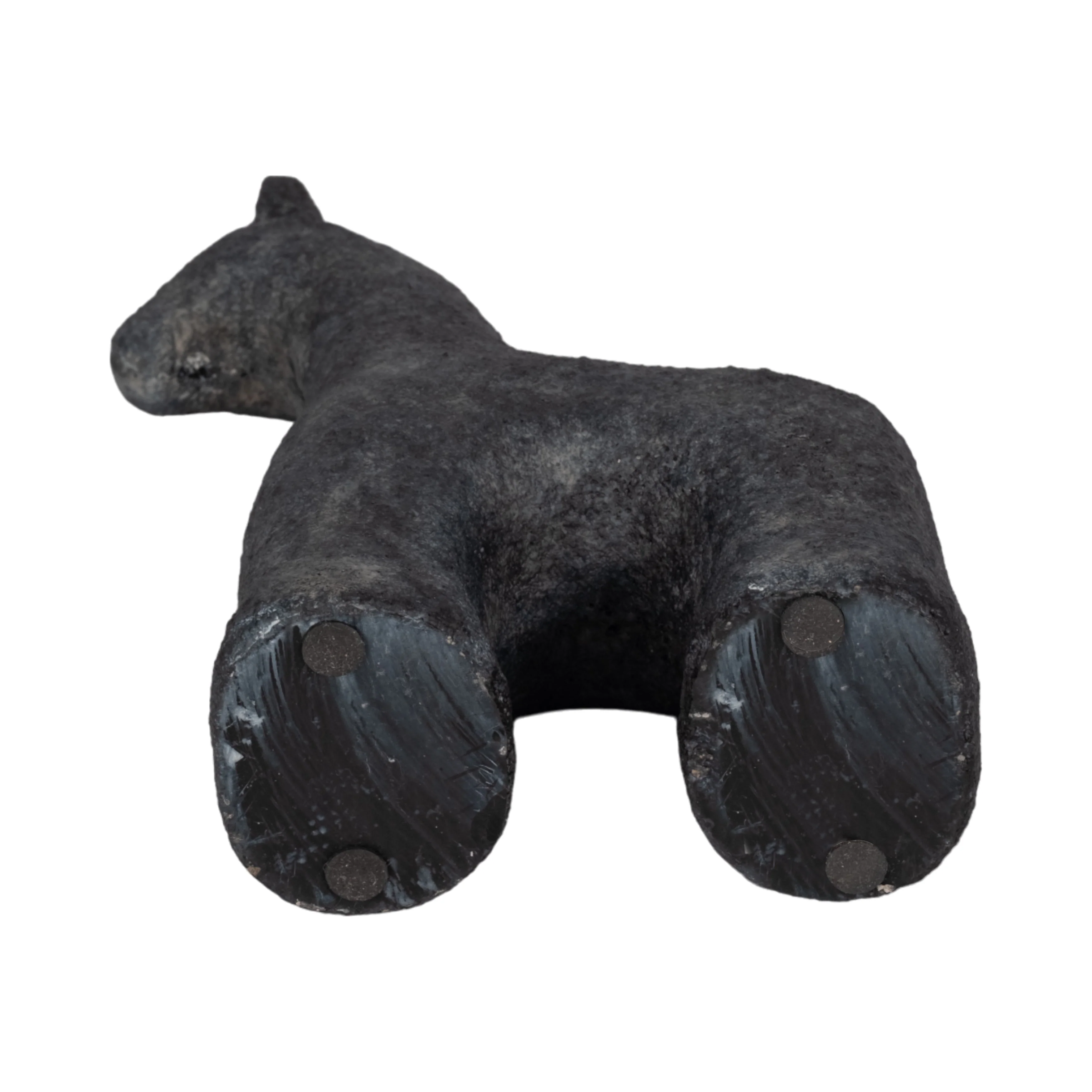 6" Textured Horse, Black - Image 7