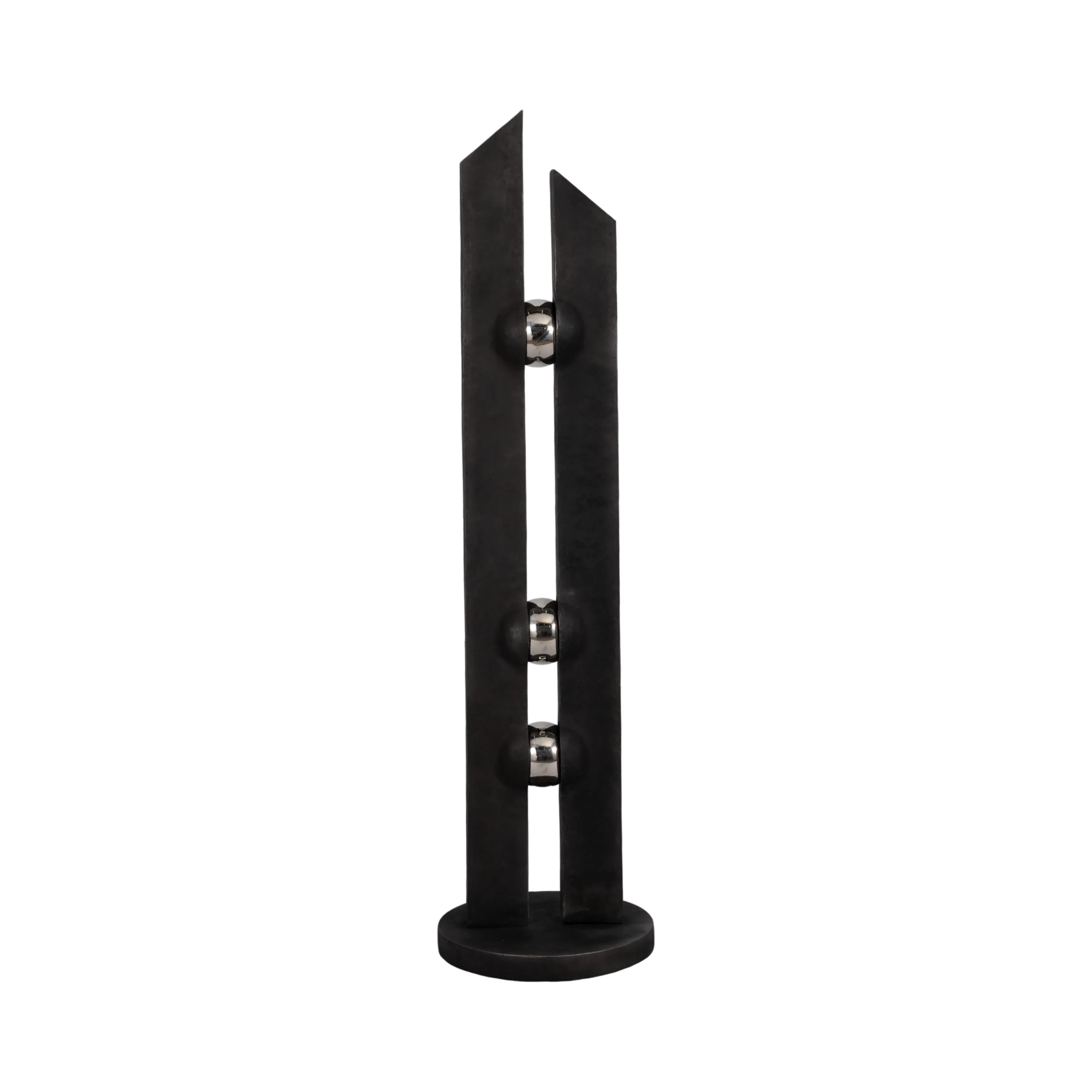 64" Latok Floor Statuary, Black - Image 4