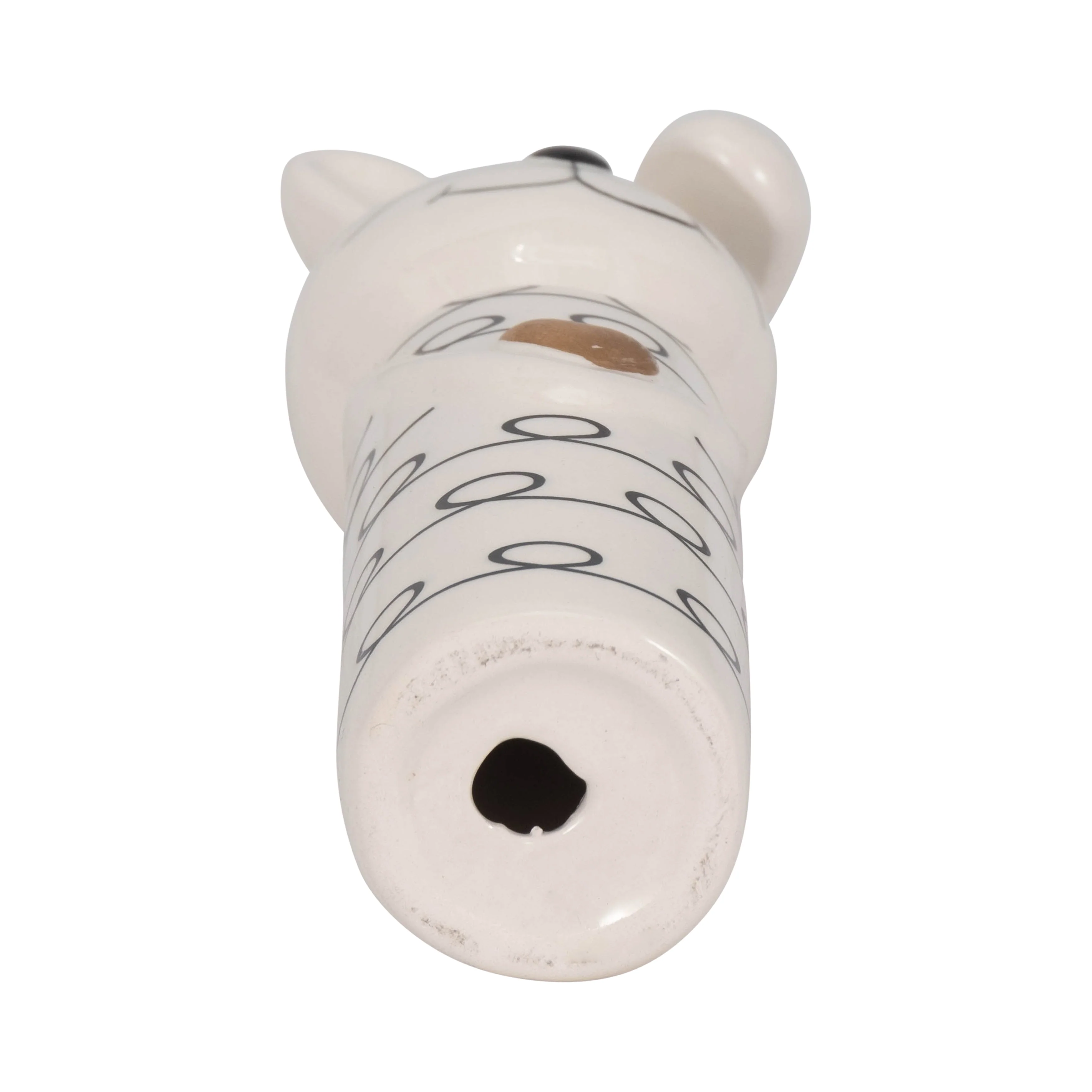 7" Squiggly Bunny With Gold Heart, White/black - Image 18