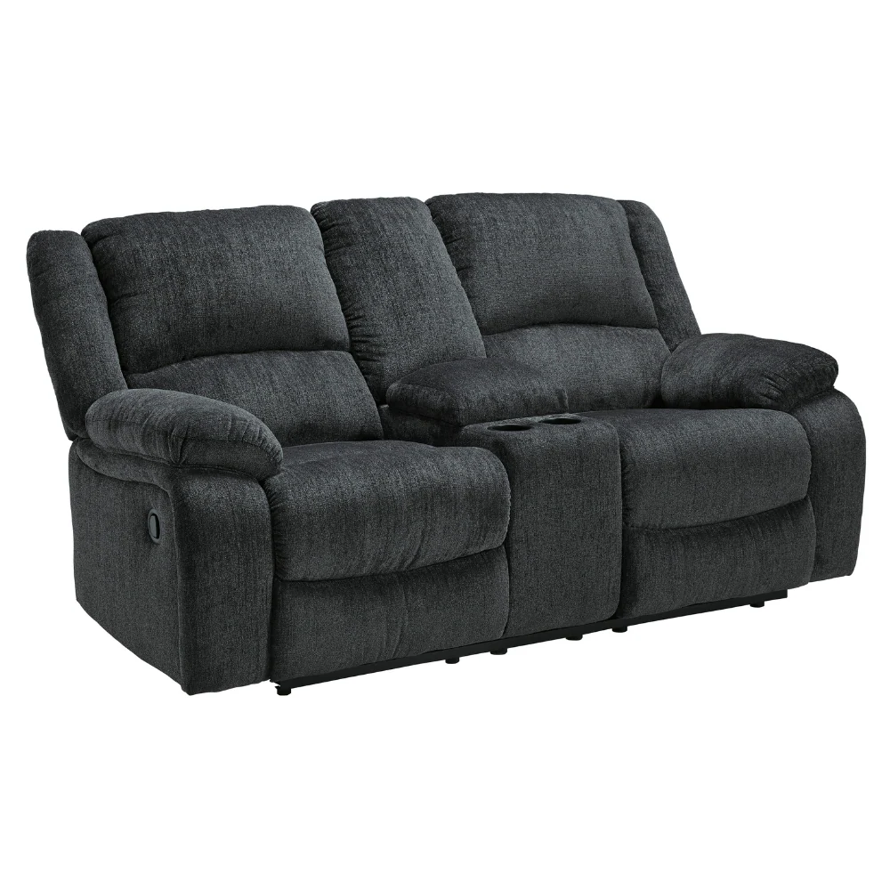 Draycoll DBL Rec Loveseat w/Console