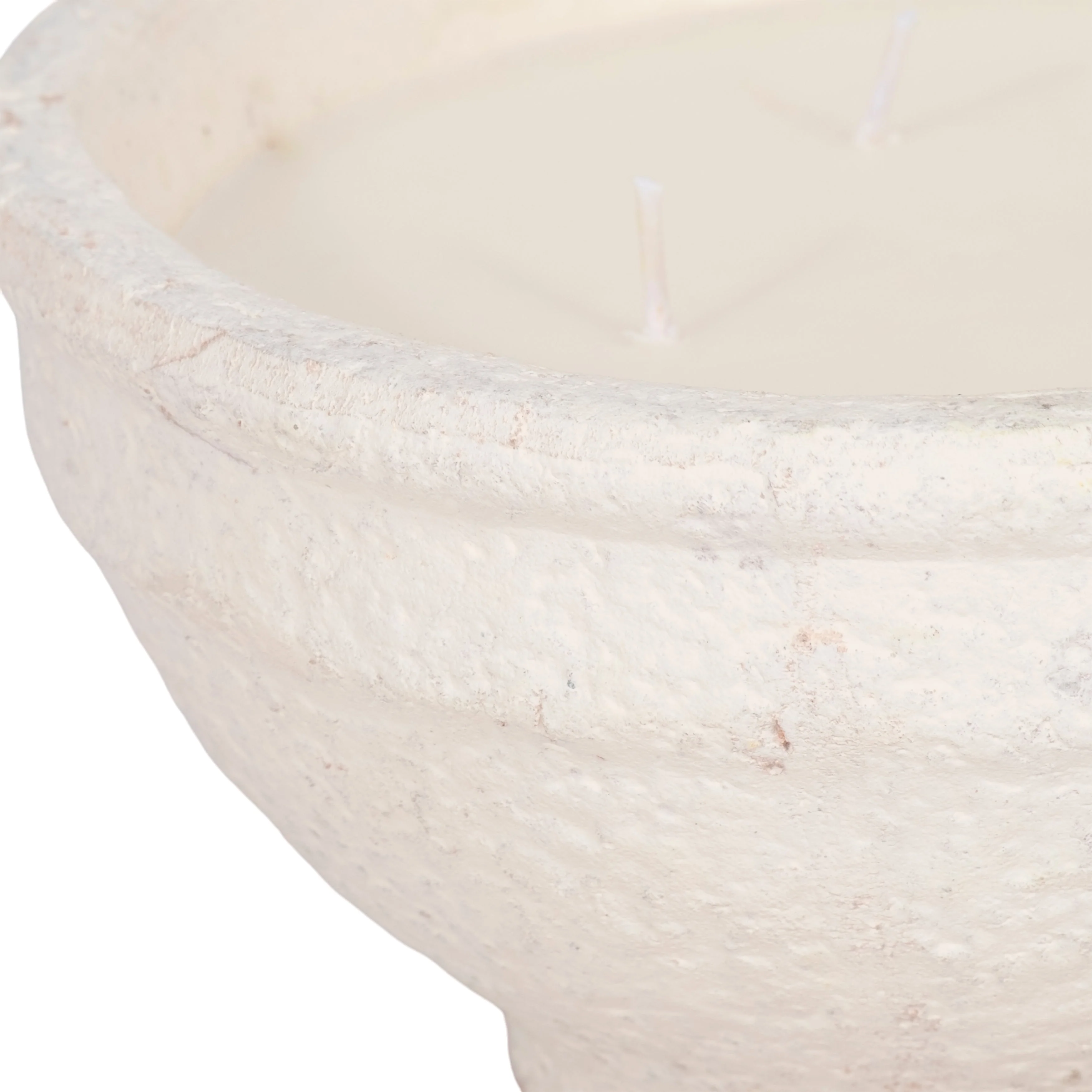 8" 16 Oz Spiced Cranberry Bowl Candle, White - Image 6
