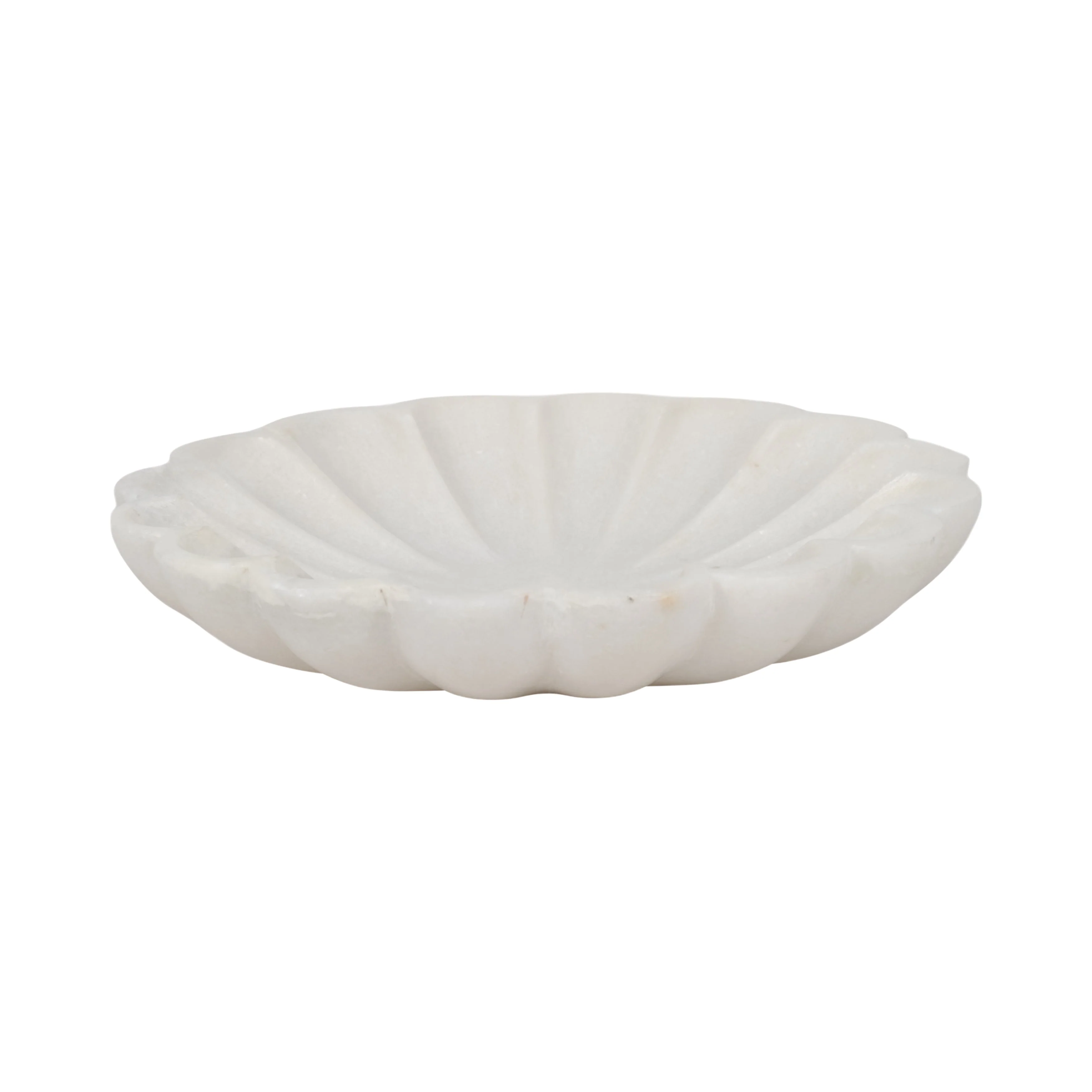 8" Hadara Marble Flower Tray, Tan - Image 11