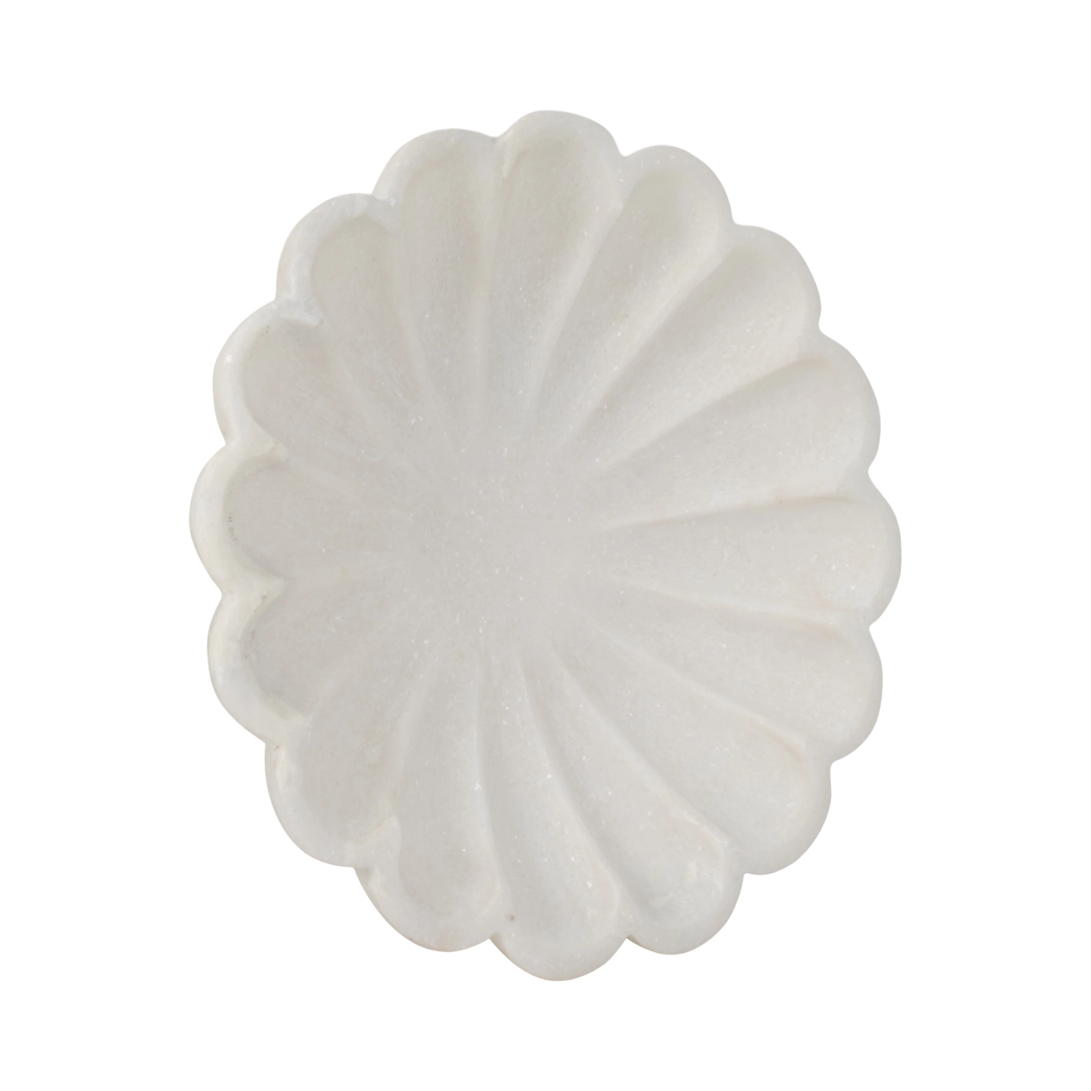 8" Hadara Marble Flower Tray, Tan - Image 4