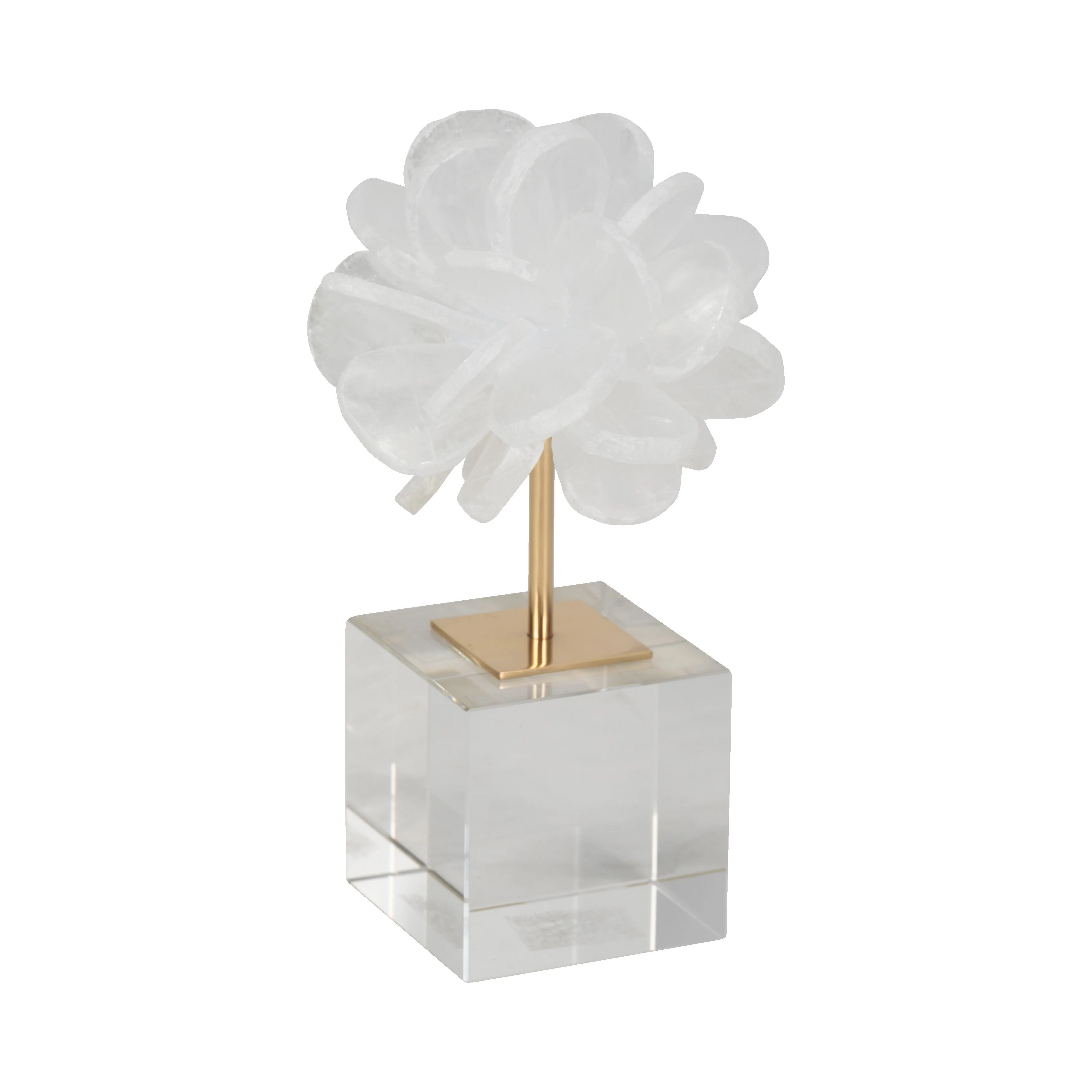 8" Liliana Small Crystal Flower Statuary - Image 2