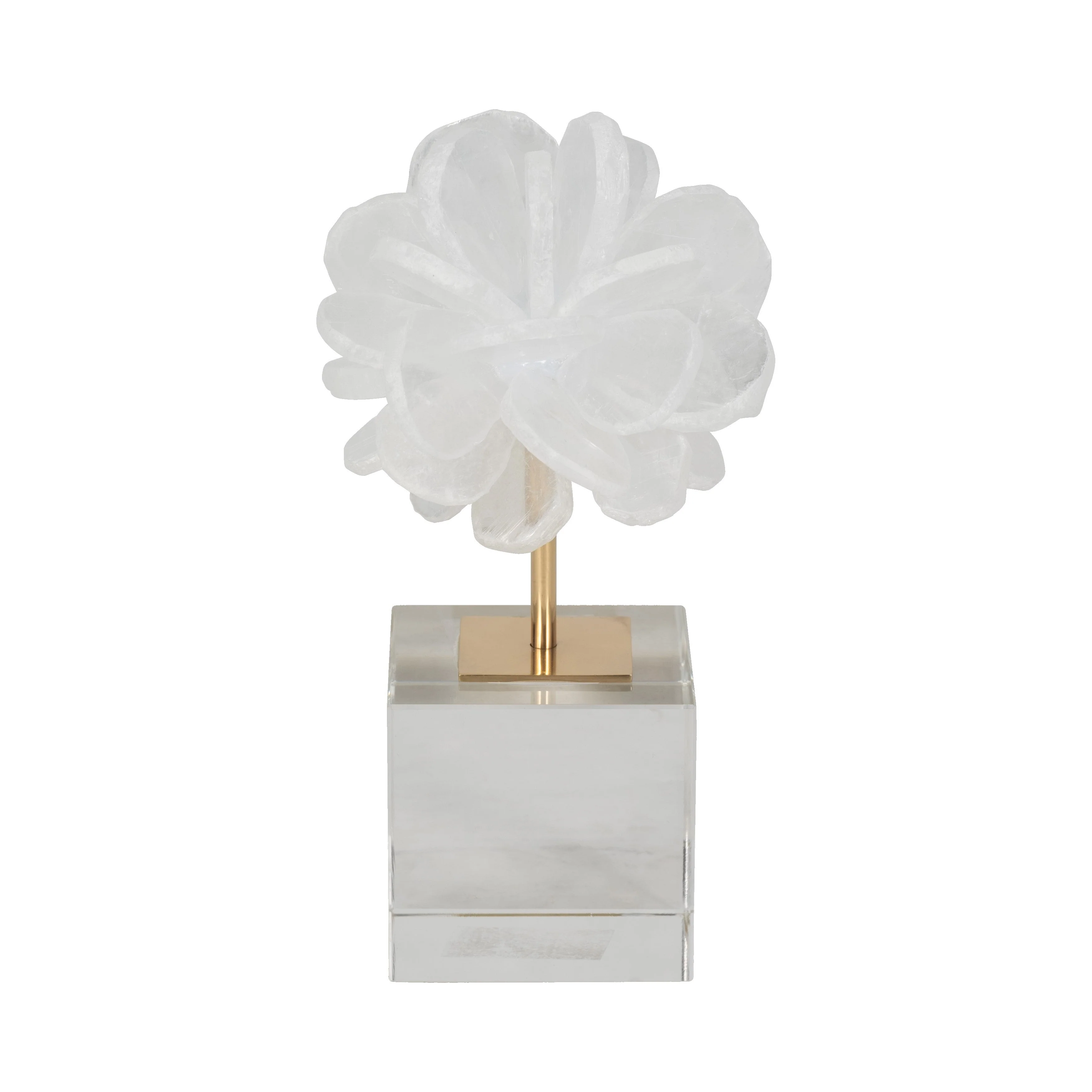 8" Liliana Small Crystal Flower Statuary - Image 3