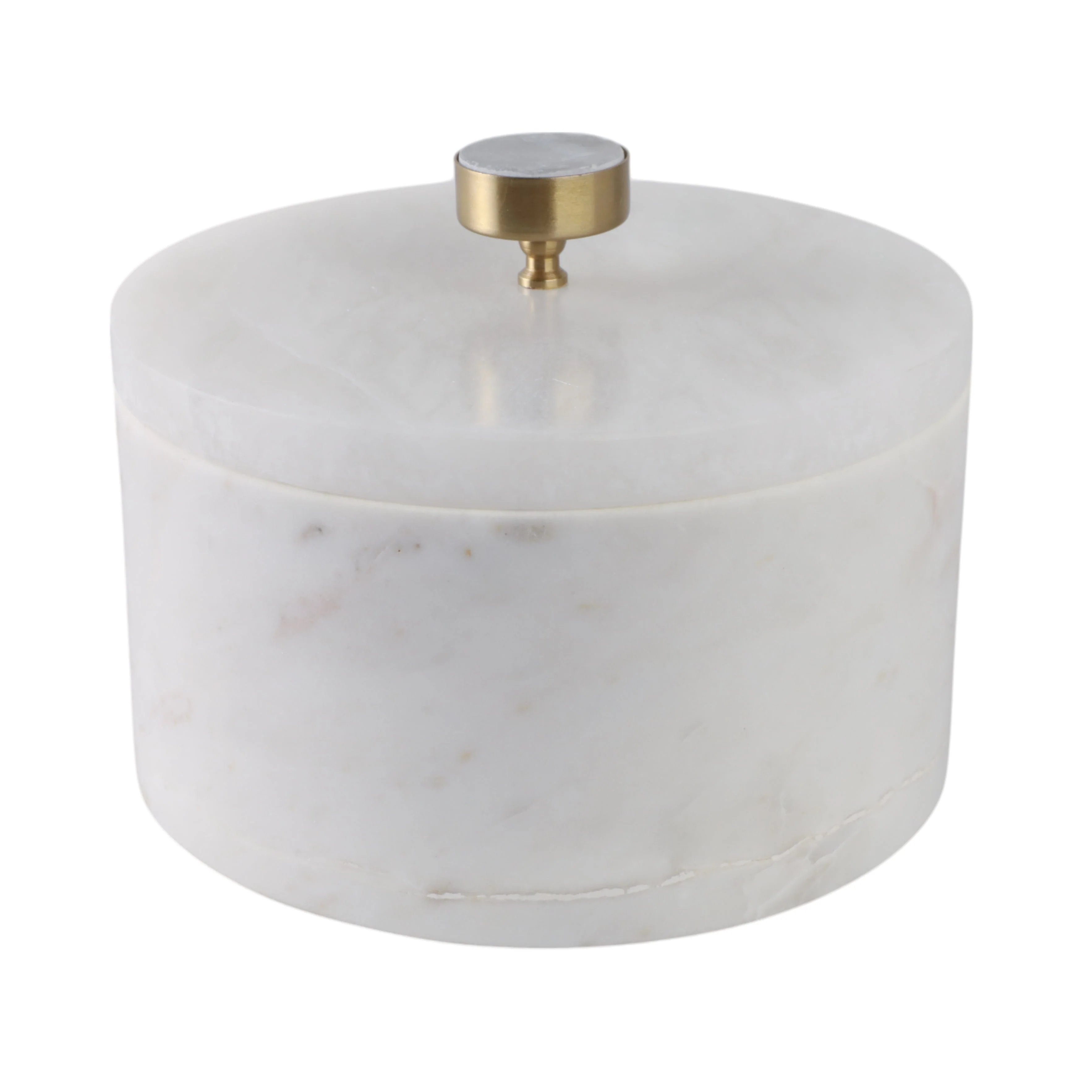 8" Vero Large Alabaster And Marble Box - Image 5