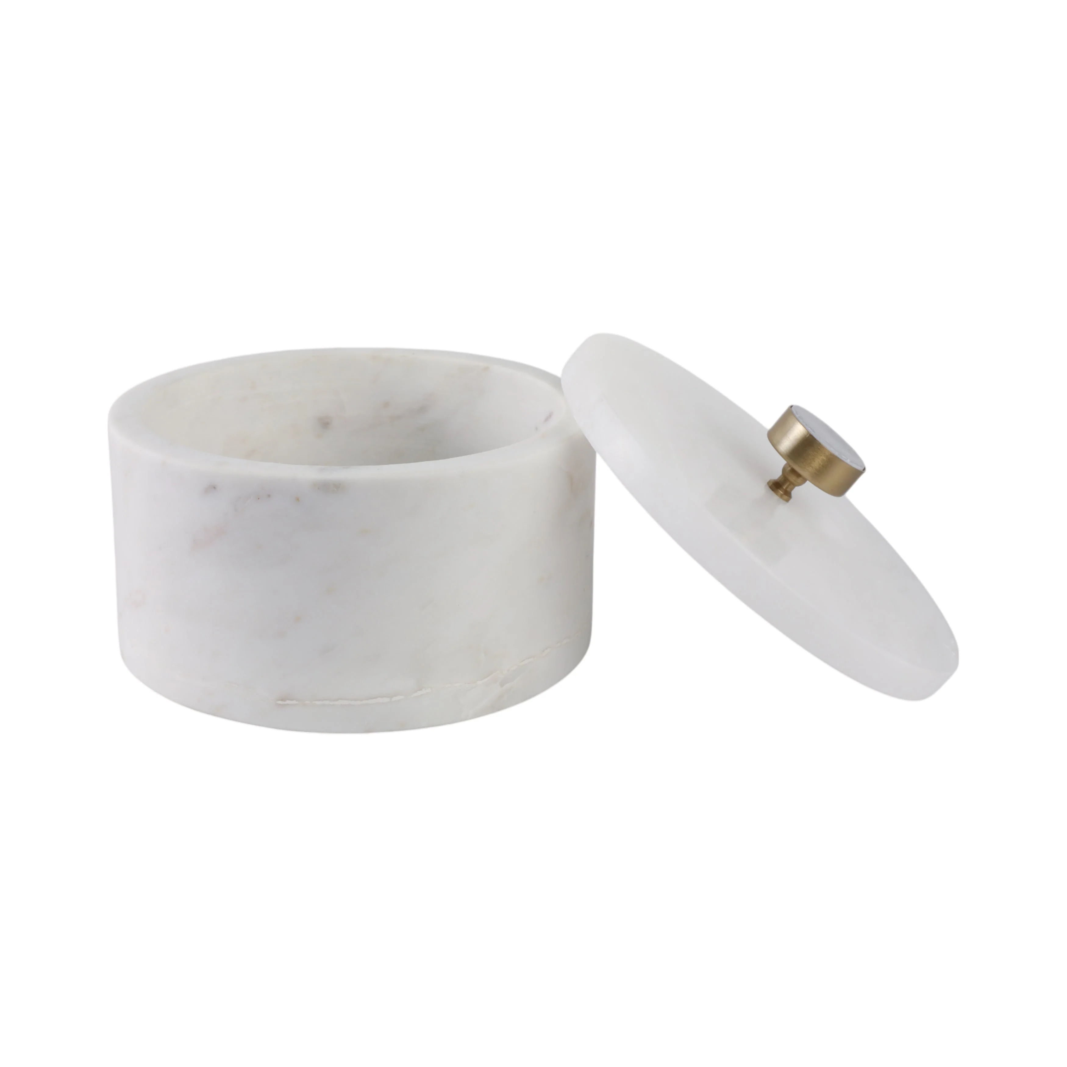 8" Vero Large Alabaster And Marble Box - Image 6
