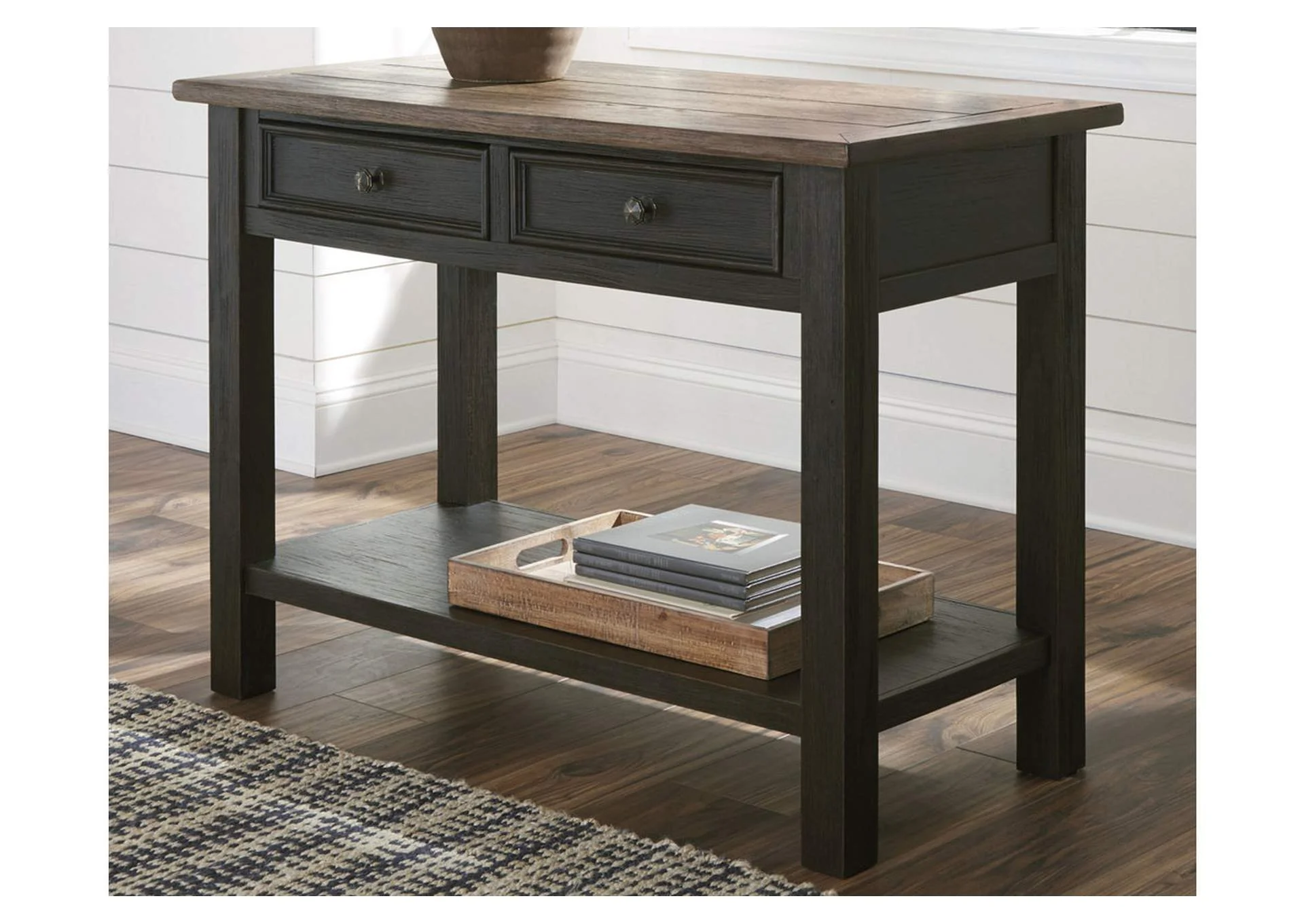 864-80-151  Newcastle Antique White Console( Crestview  ) - Image 2
