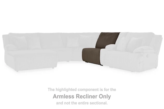 9270519 Top Tier Armless Recliner - Image 2