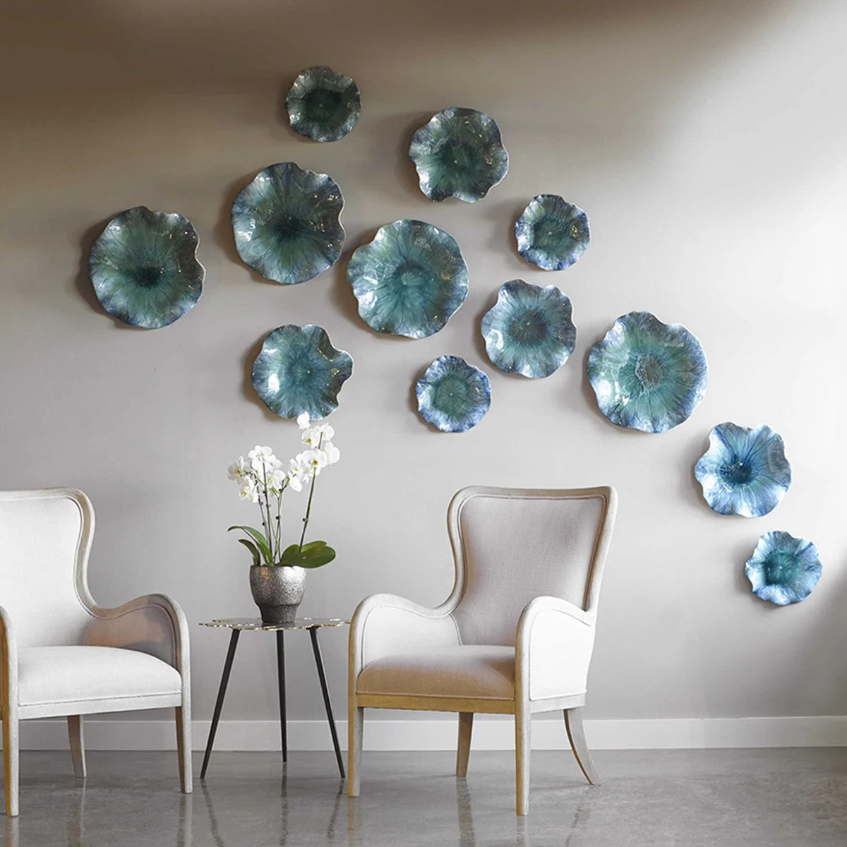 Abella Ceramic Wall Decor, S/3 - Image 2