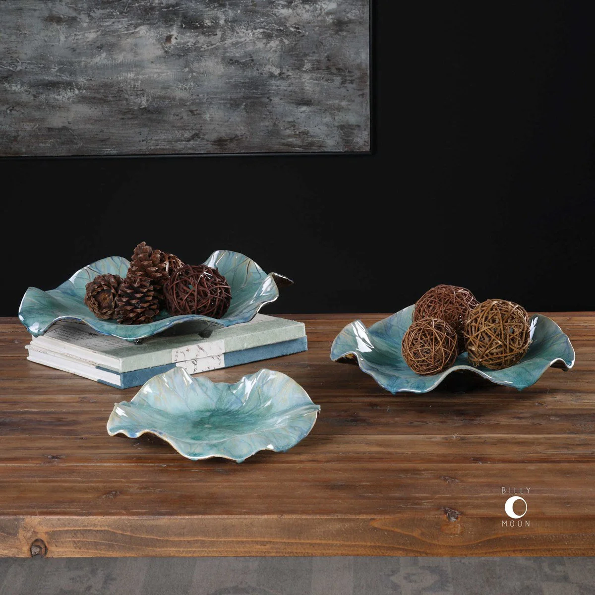 Abella Ceramic Wall Decor, S/3 - Image 4