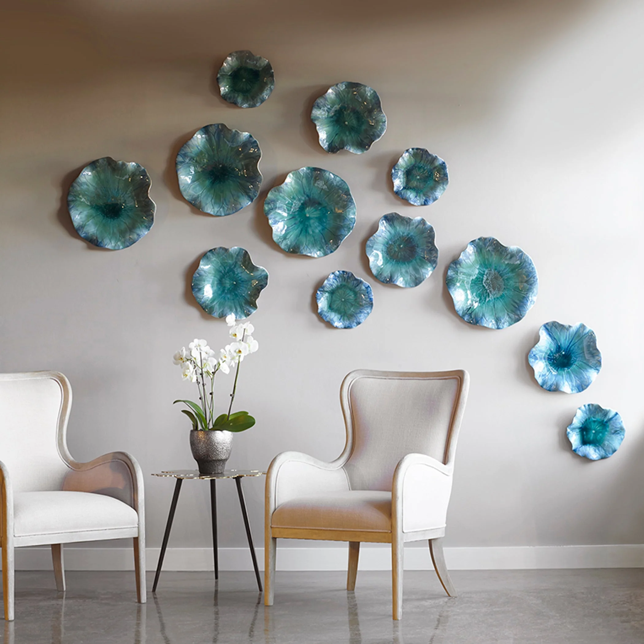 Abella Ceramic Wall Decor, S/3 - Image 6