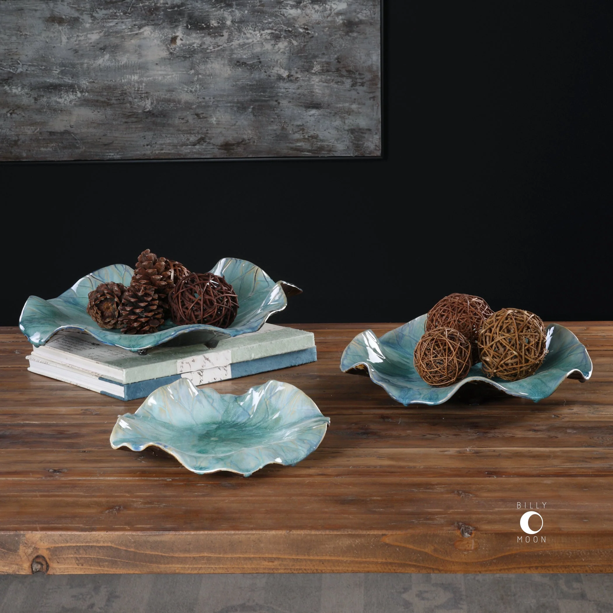 Abella Ceramic Wall Decor, S/3 - Image 8