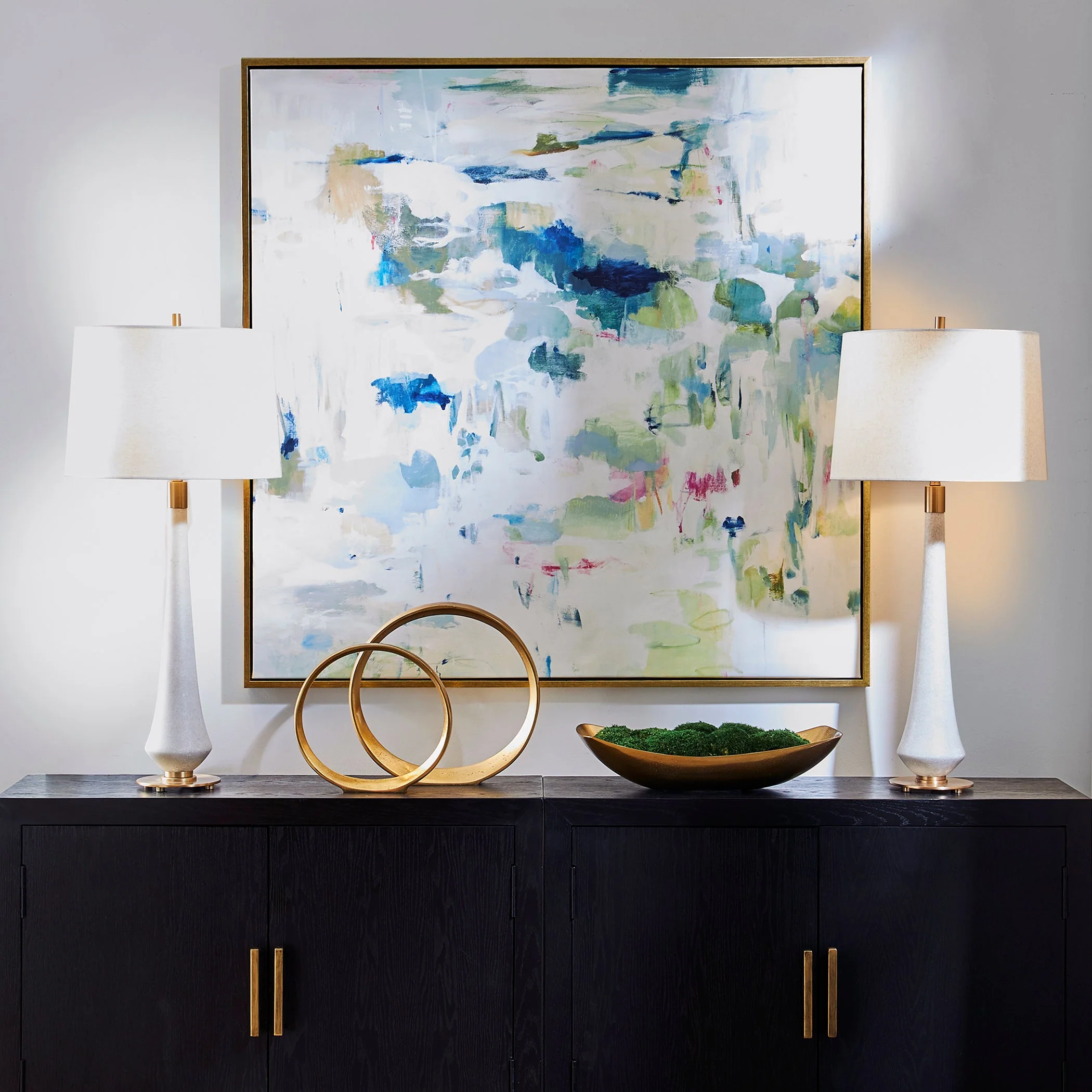 Abstract Reflections Framed Canvas - Image 5