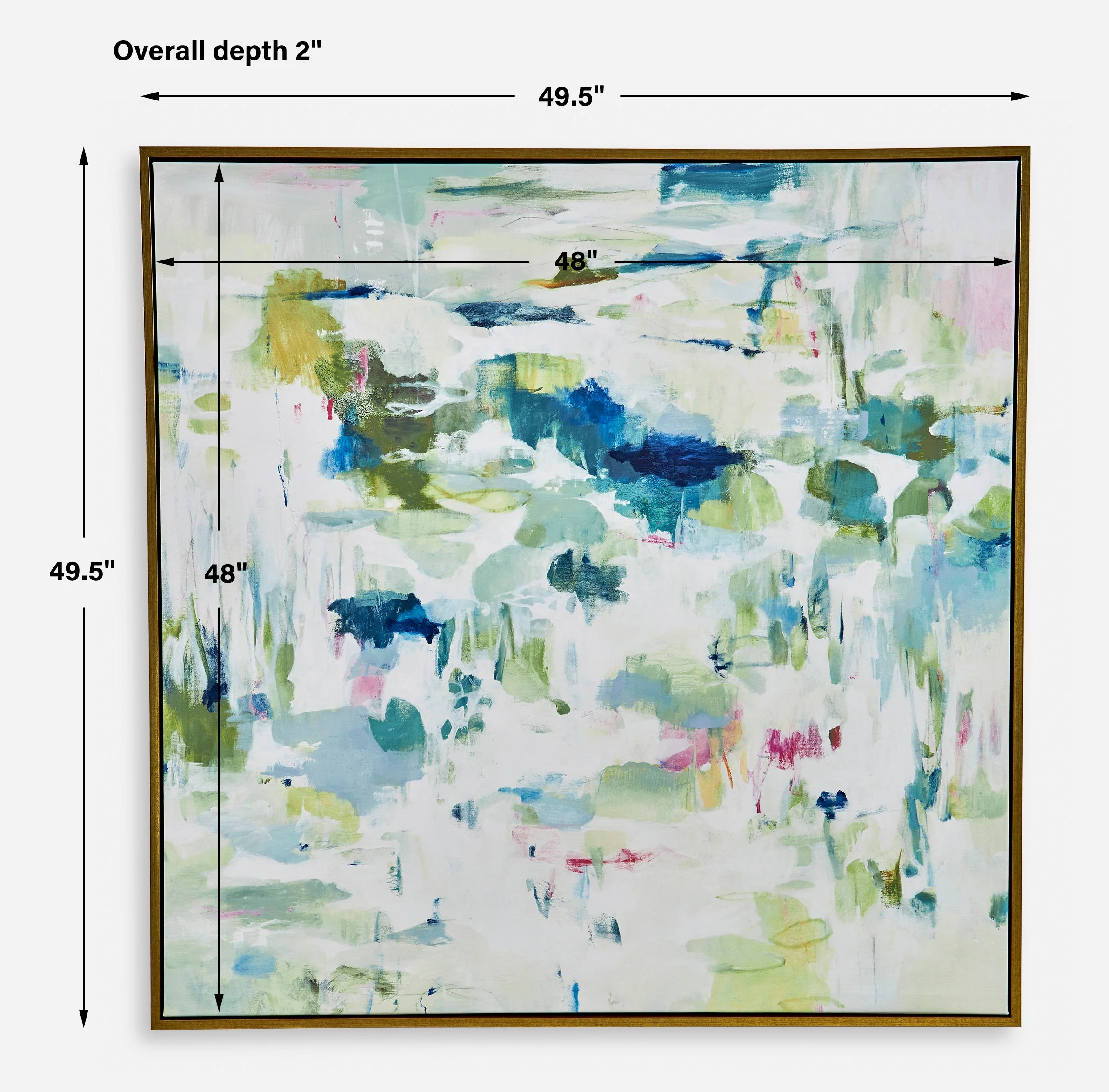 Abstract Reflections Framed Canvas - Image 6