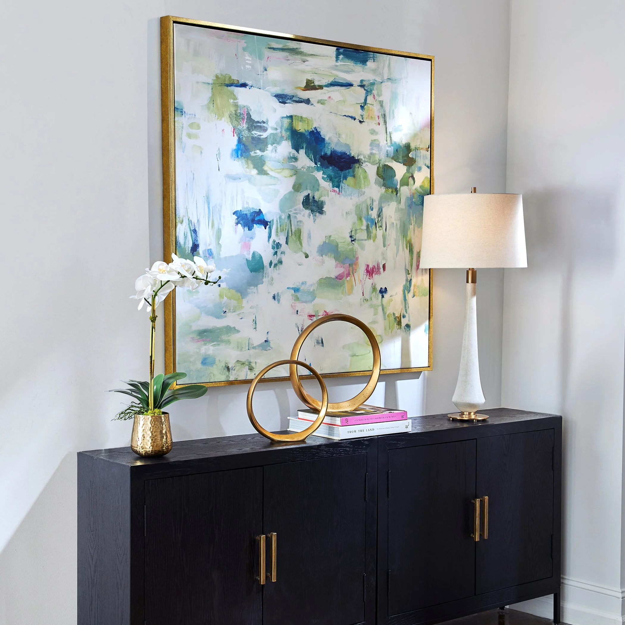 Abstract Reflections Framed Canvas - Image 7