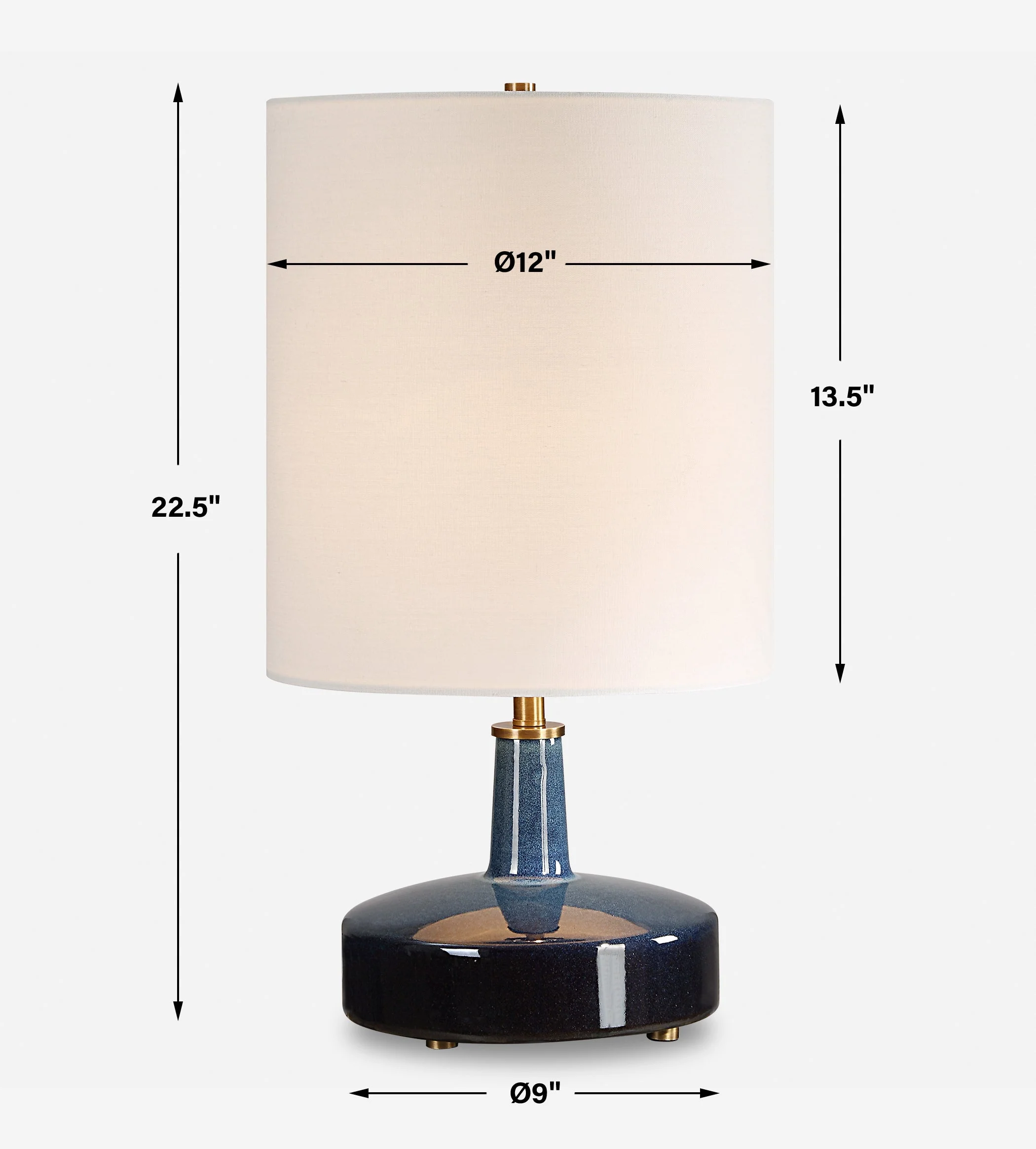 Abyss Blue Table Lamp - Image 3