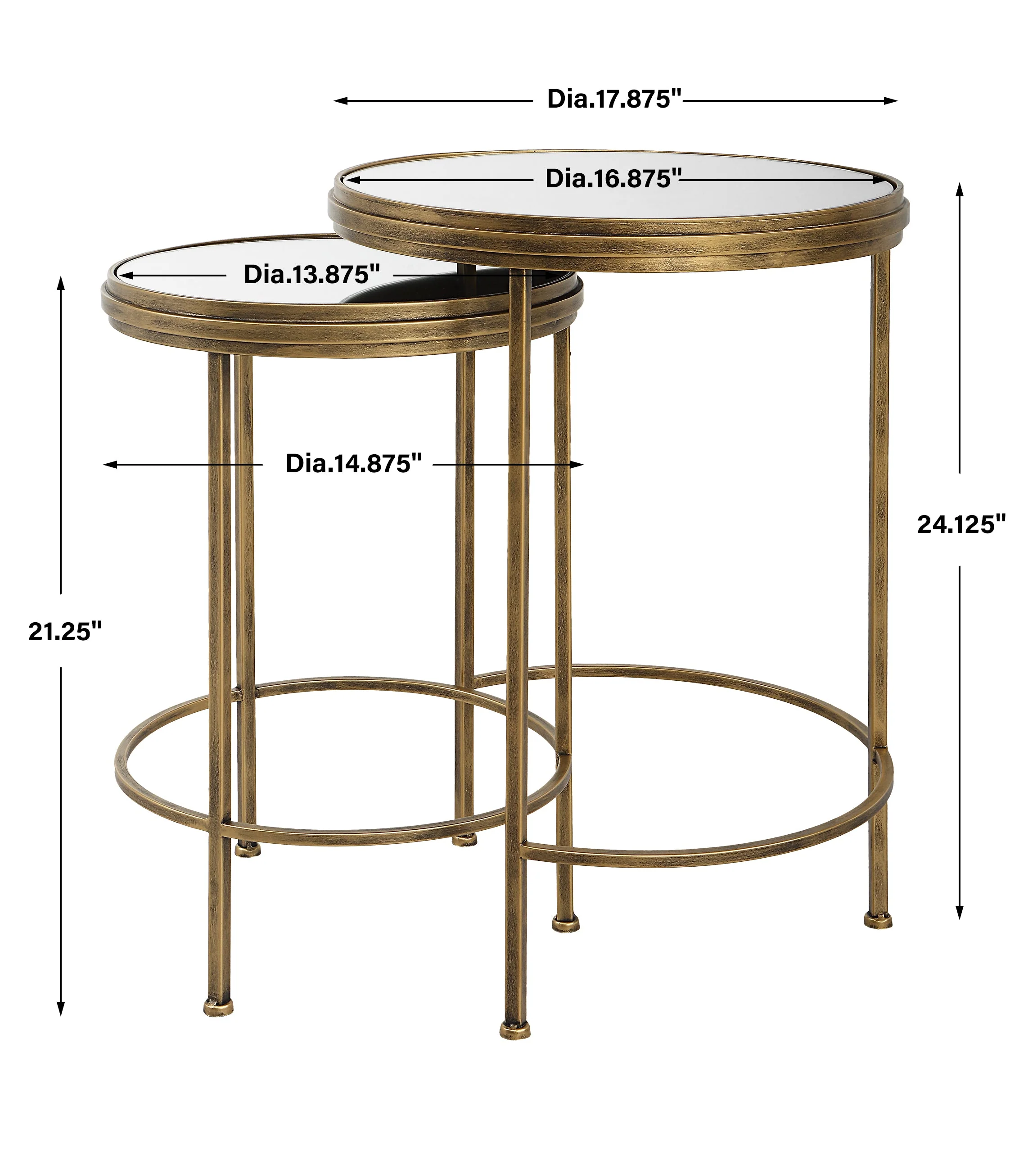 ACCENT FURNITURE - S/2 - Image 3