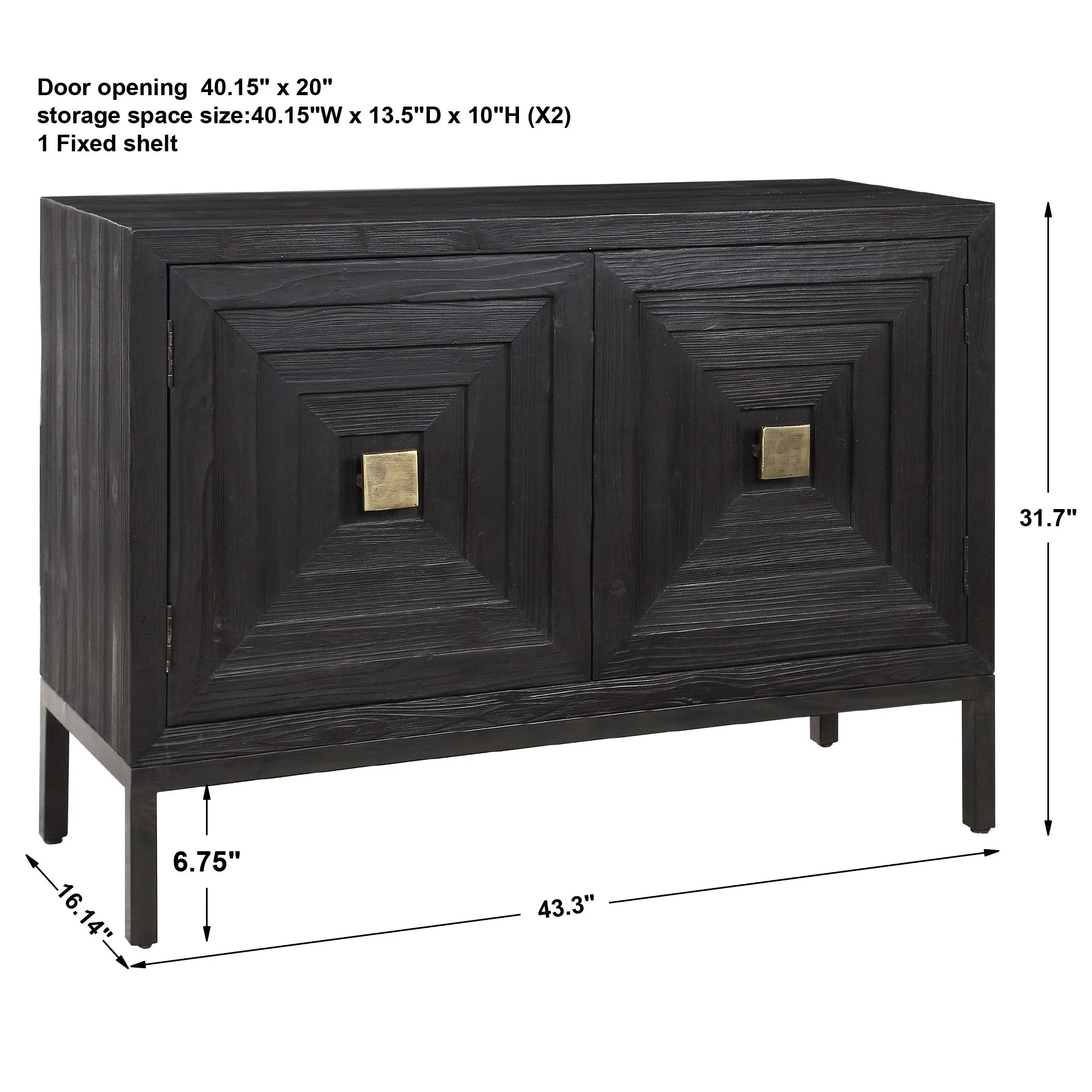 Aiken 2 Door Cabinet - Image 3