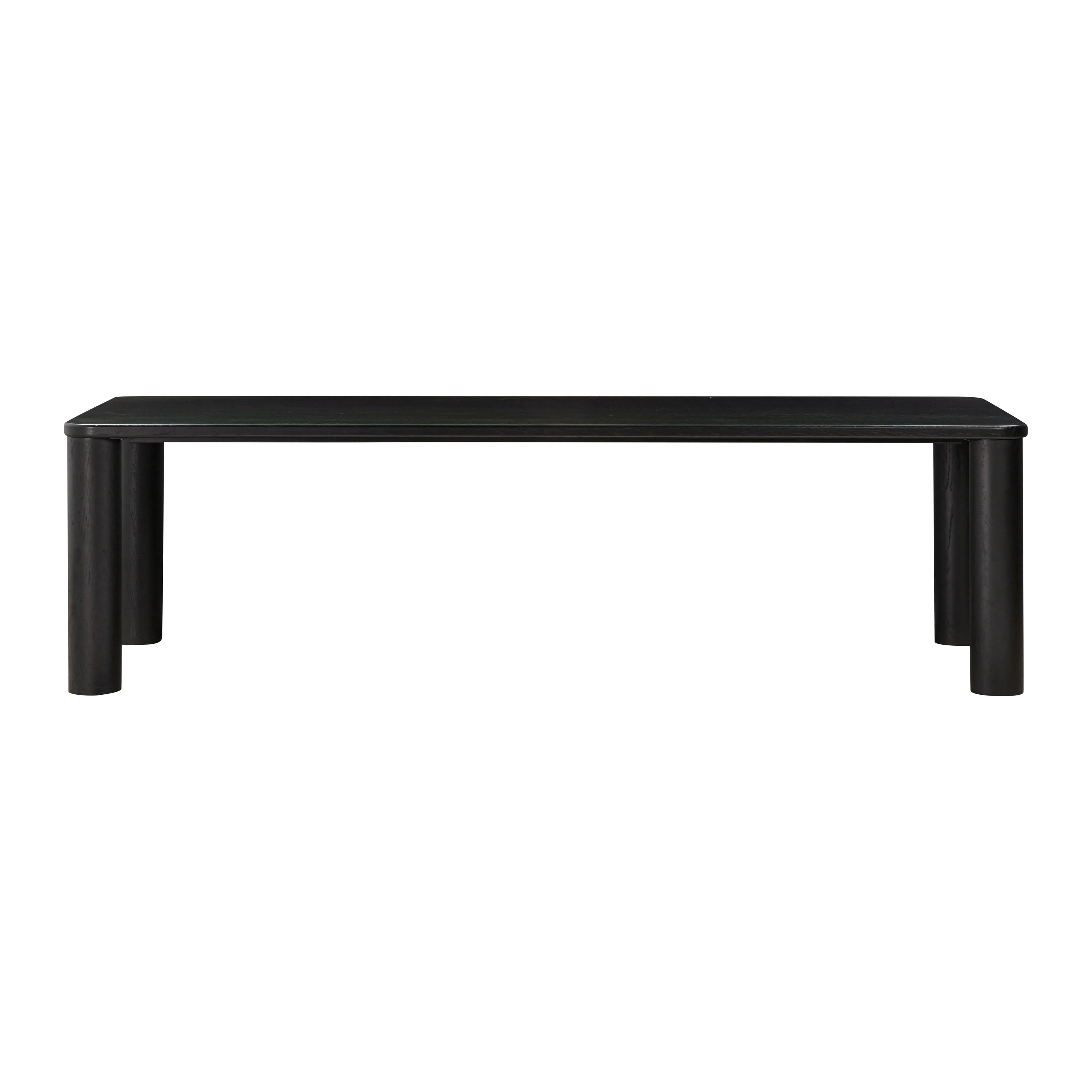 Akola Black Oak Rectangular Dining Table - Image 3