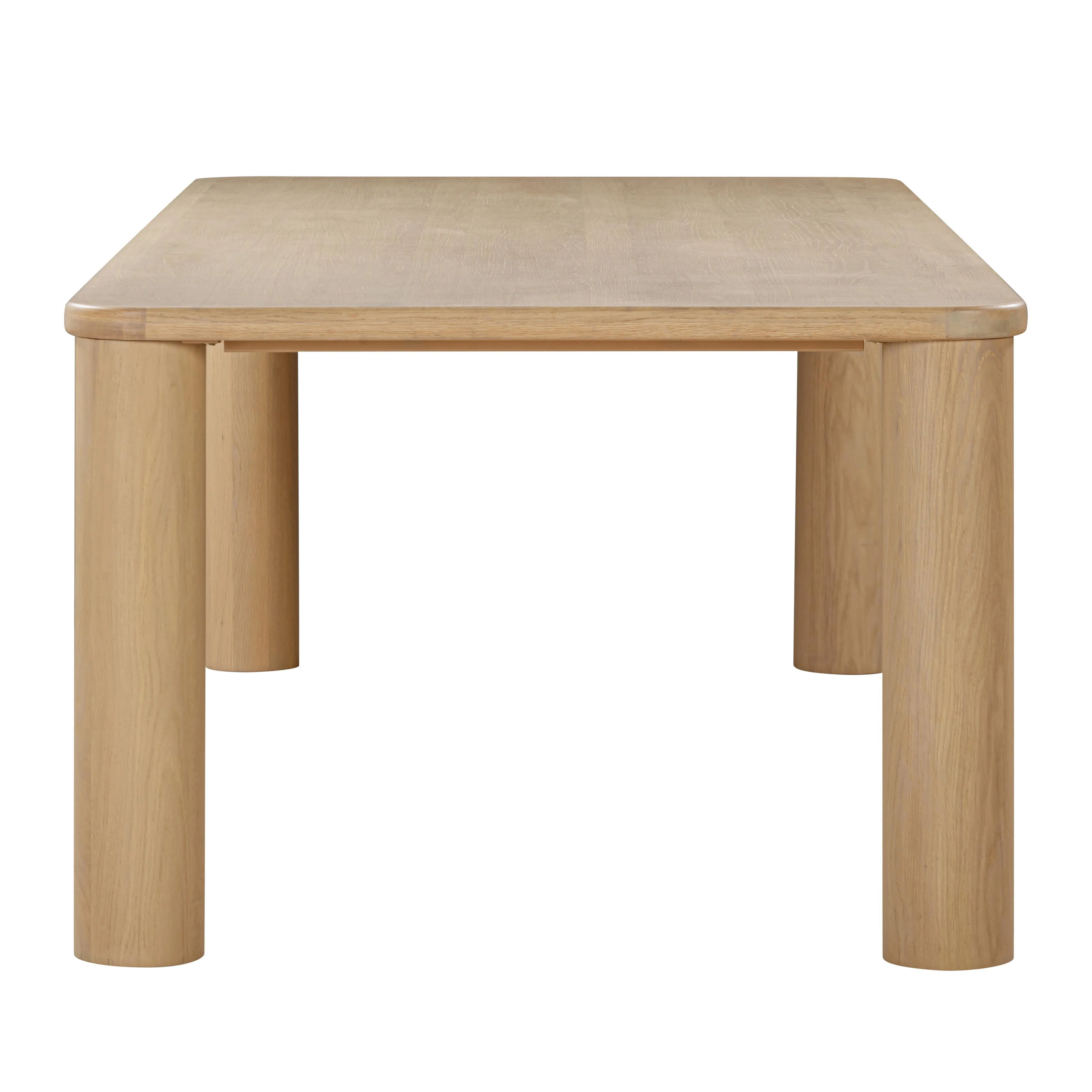 Akola Natural Oak Rectangular Dining Table - Image 4